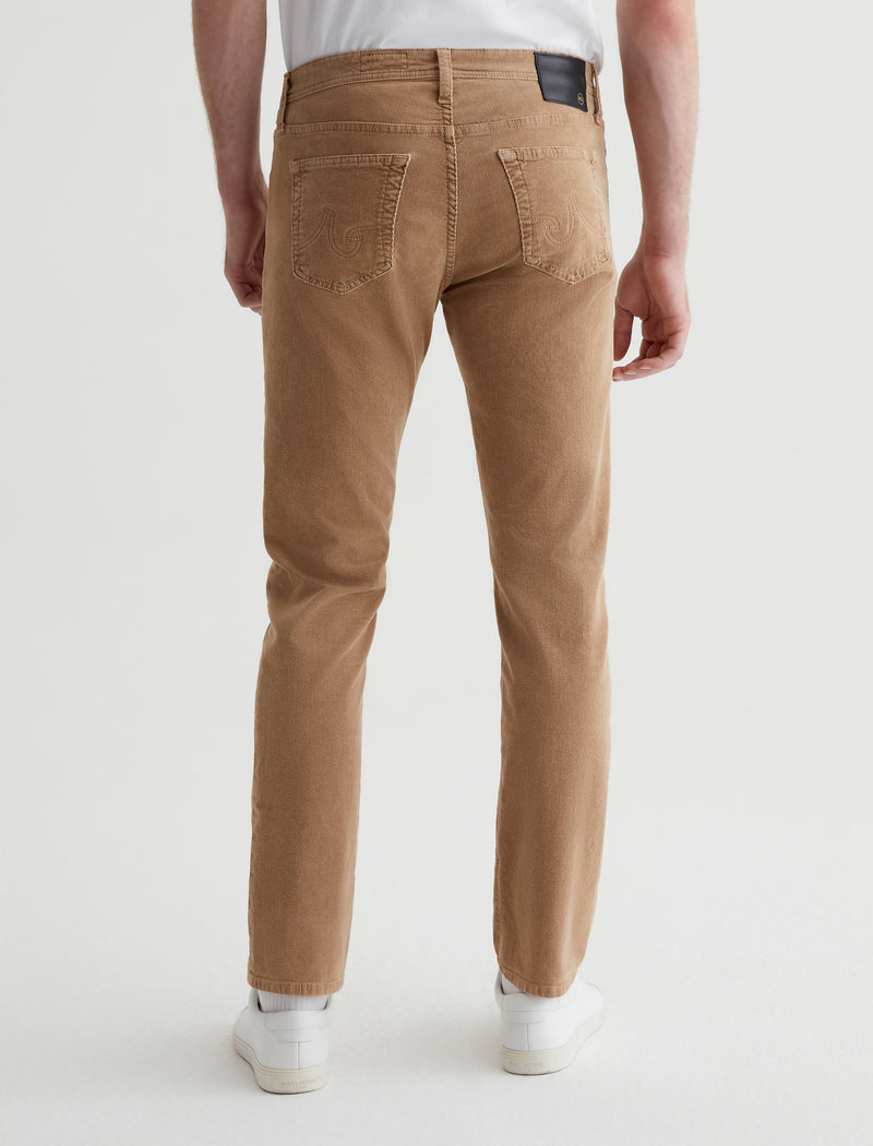 The Brunswick Slim Fit Corduroy Pant in Caramel Brown – Frank And