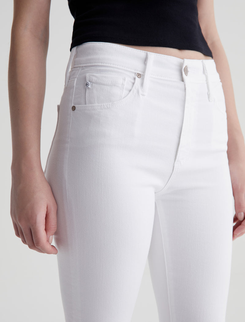 Women's High-Rise White Super Skinny Jeans