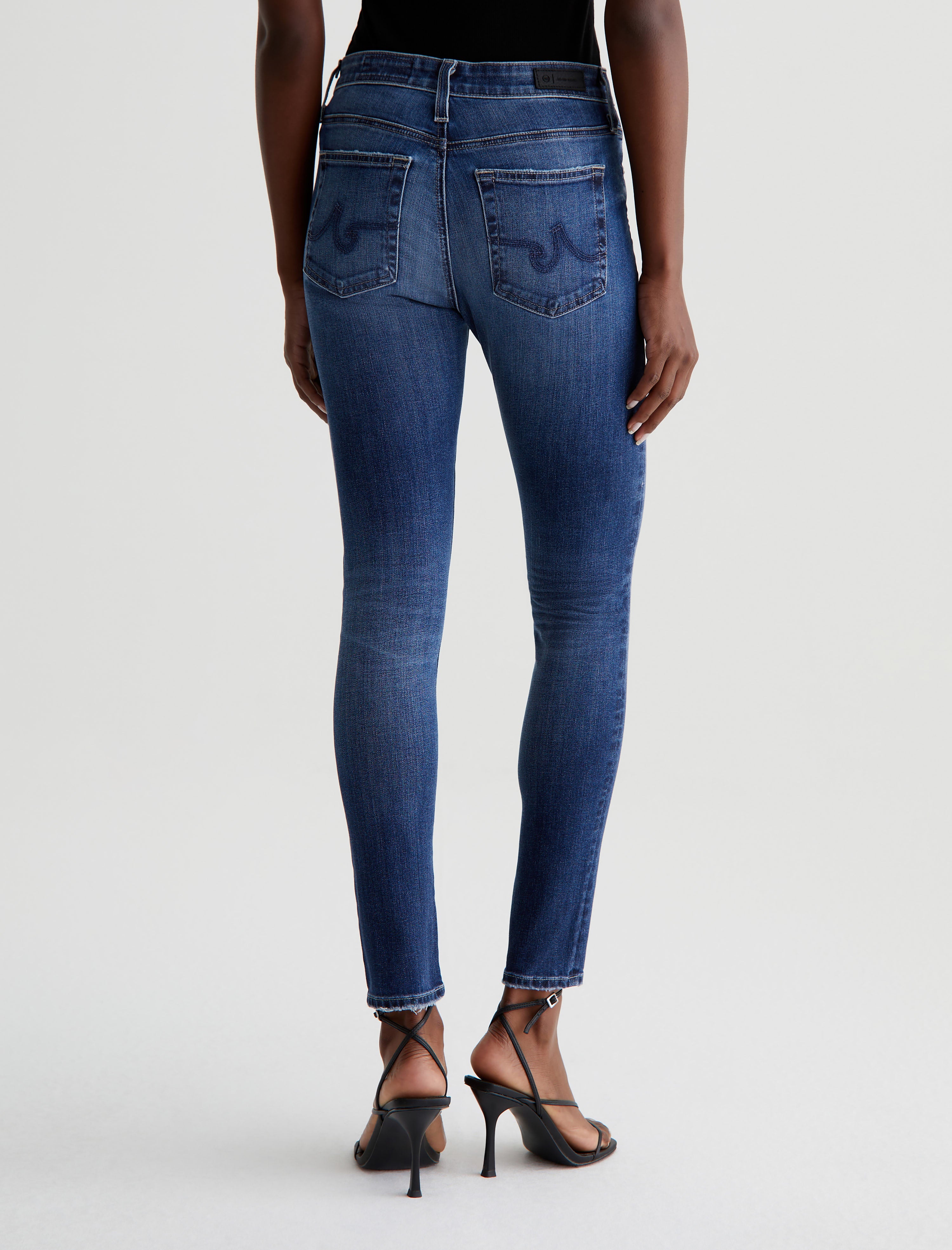 Ag raw shops hem legging ankle jeans