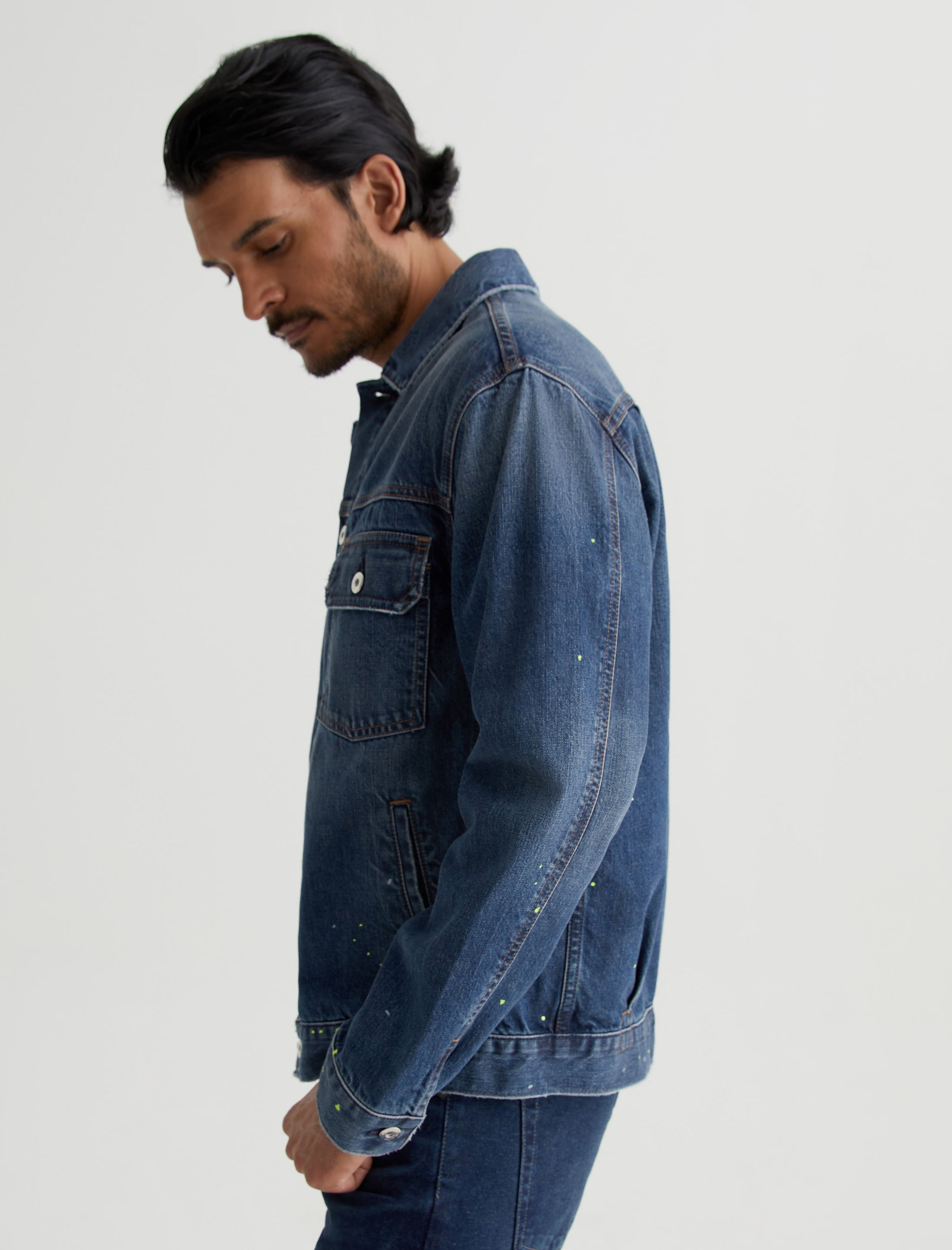 Mens Sid Jacket 8 Years Leeward Painted at AG Jeans Official Store