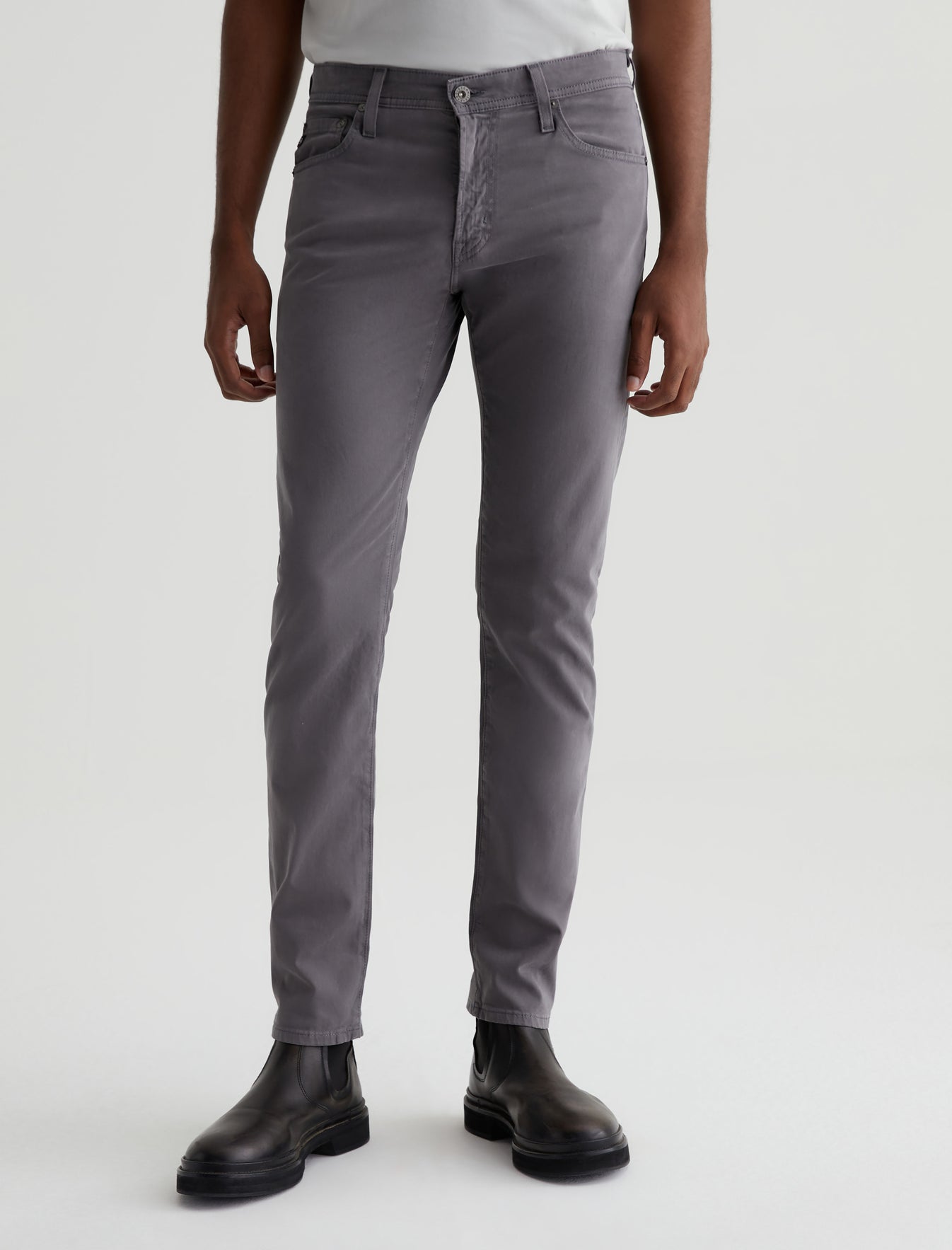 Dylan Folkestone Grey Slim Skinny Mens Bottoms Photo 2