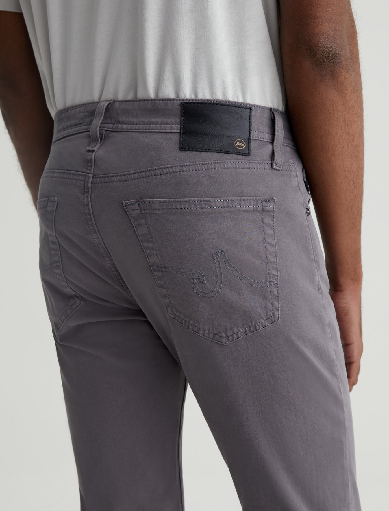 Dylan Folkestone Grey Slim Skinny Mens Bottoms Photo 5