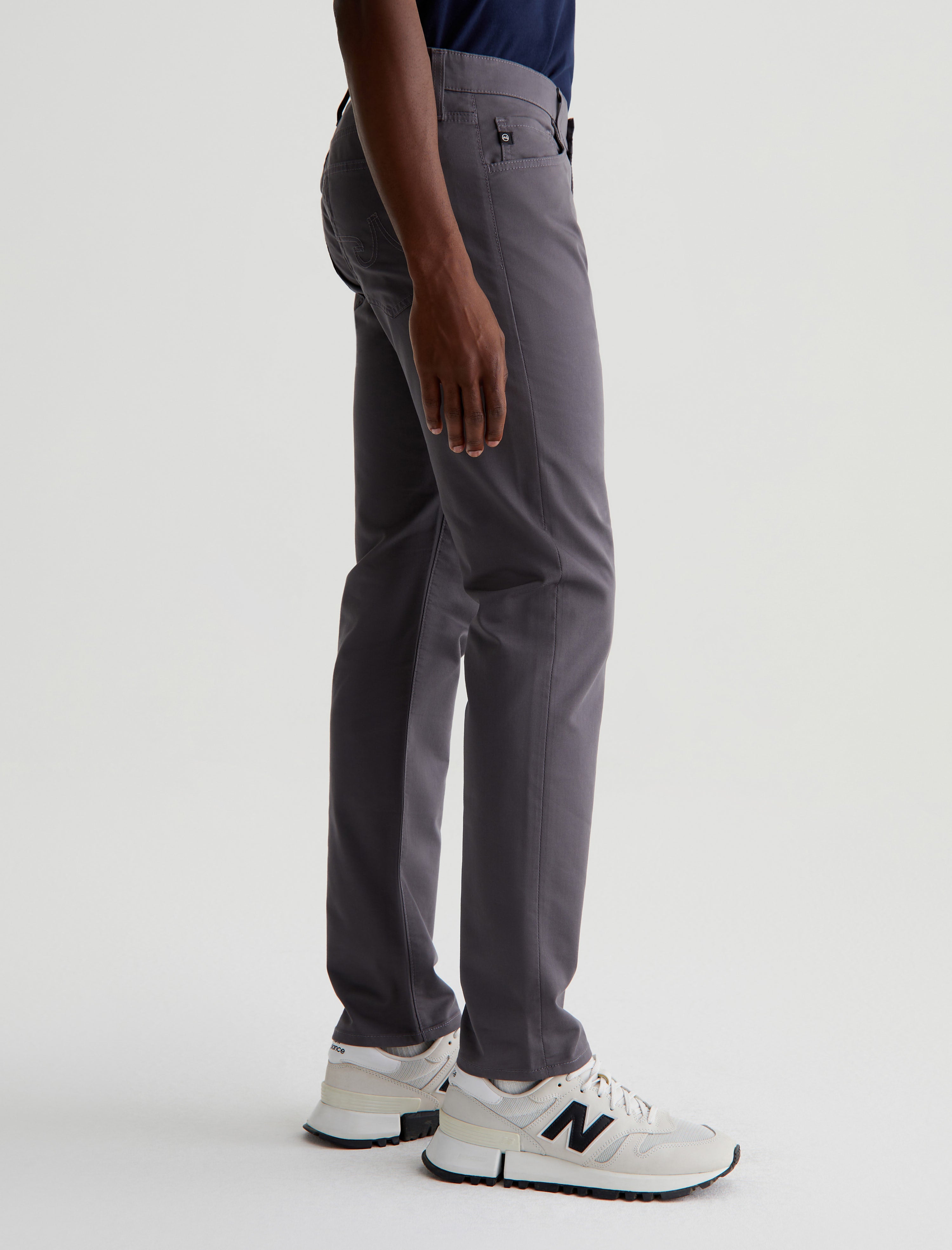 Tellis - Performance Folkestone Grey Airluxe™ Modern Slim Men Bottom  Photo 4