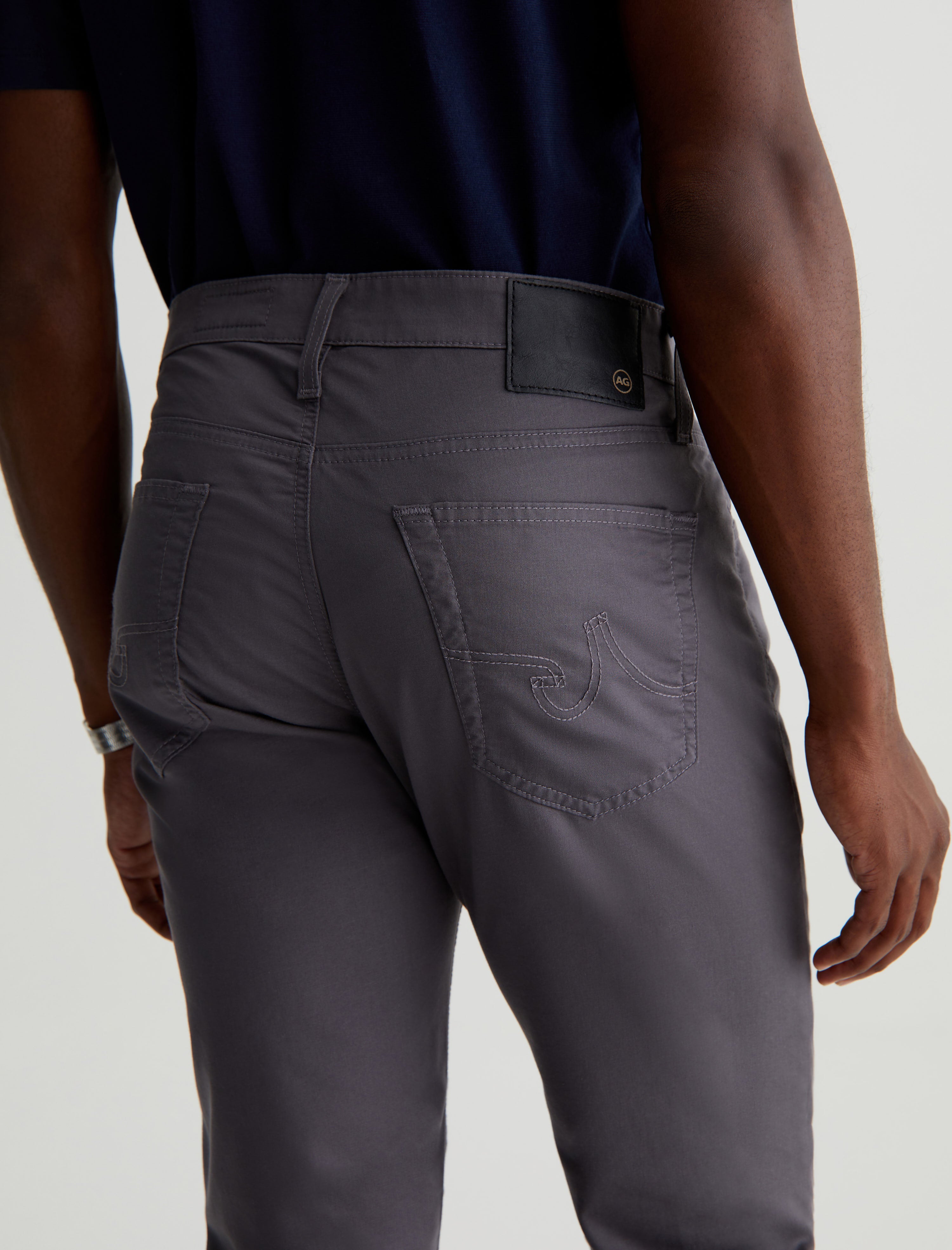 Tellis - Performance Folkestone Grey Airluxe™ Modern Slim Men Bottom  Photo 6