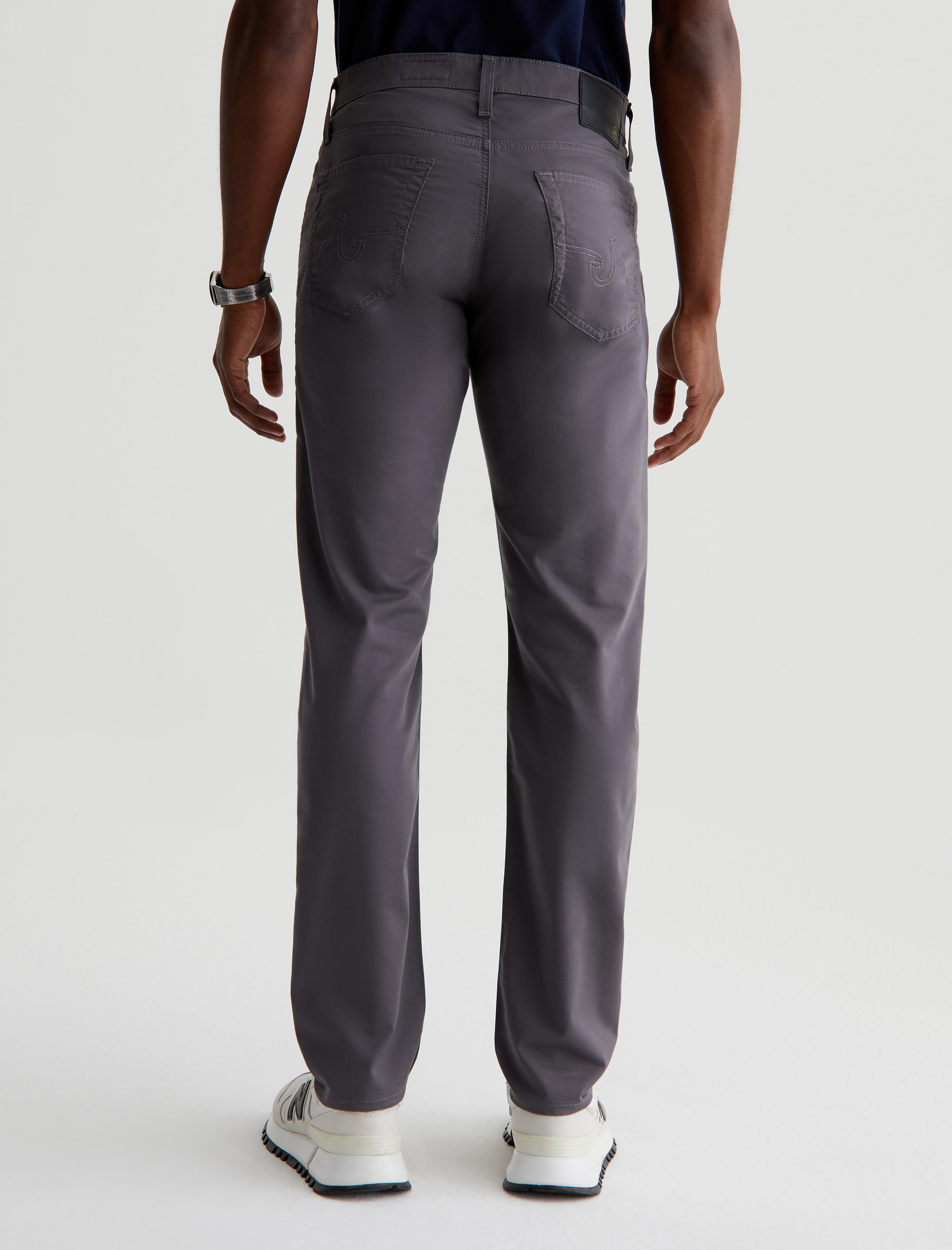 Tellis - Performance Folkestone Grey Airluxe™ Modern Slim Men Bottom  Photo 7