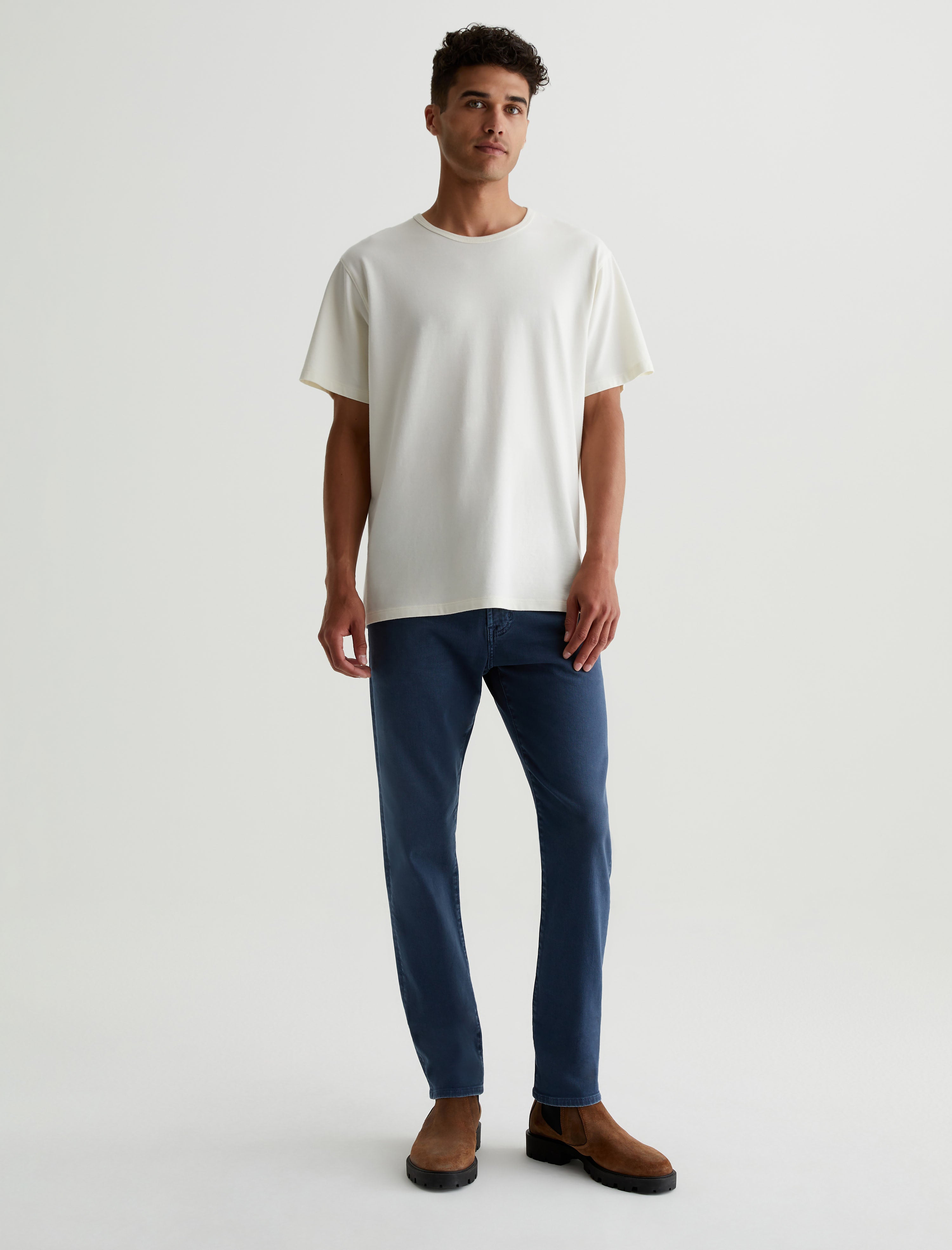 Tellis 7 Years Sulfur Marine Haze Modern Slim AG Cloud Soft Denim™ Men Bottom Photo 1