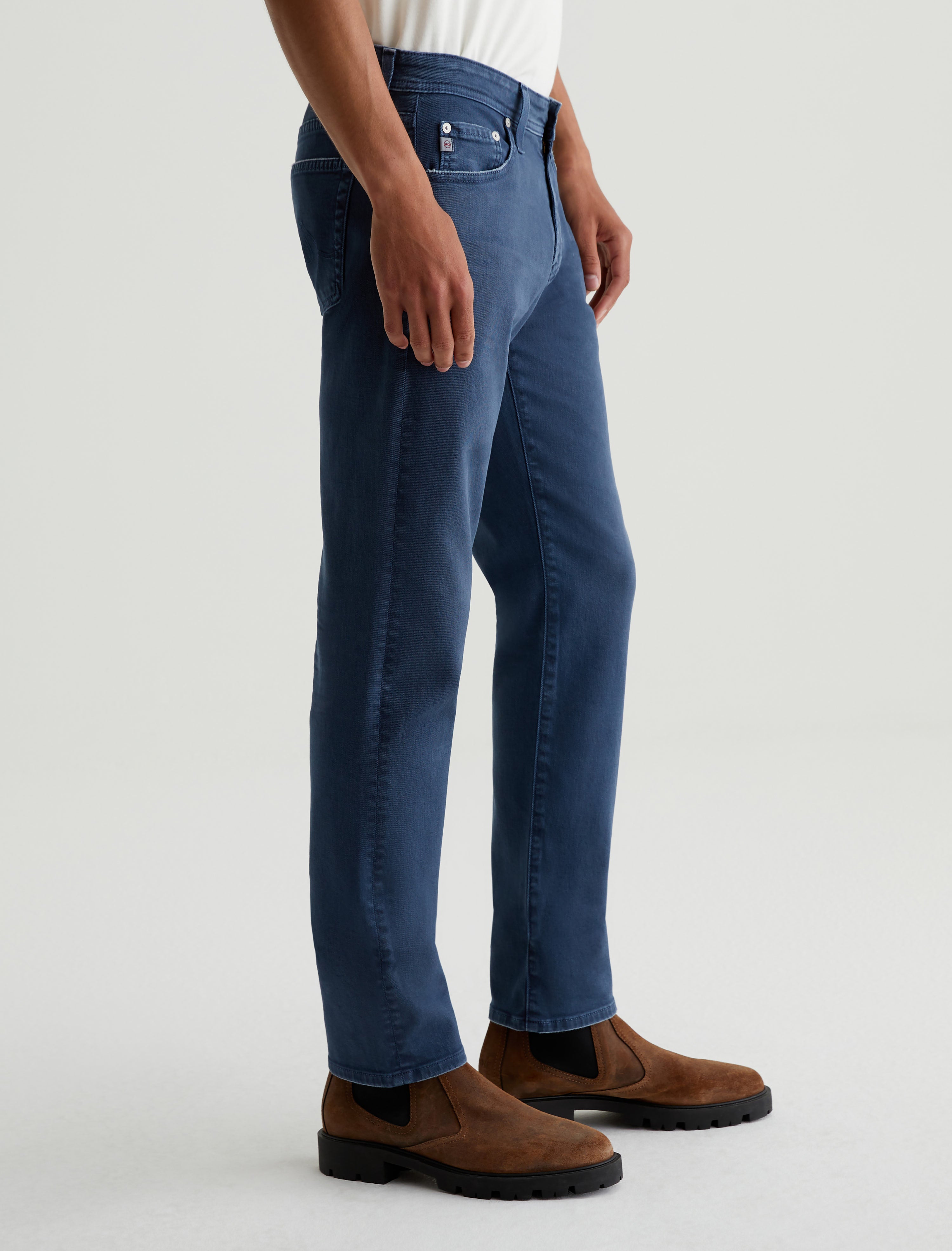 Tellis 7 Years Sulfur Marine Haze Modern Slim AG Cloud Soft Denim™ Men Bottom Photo 4