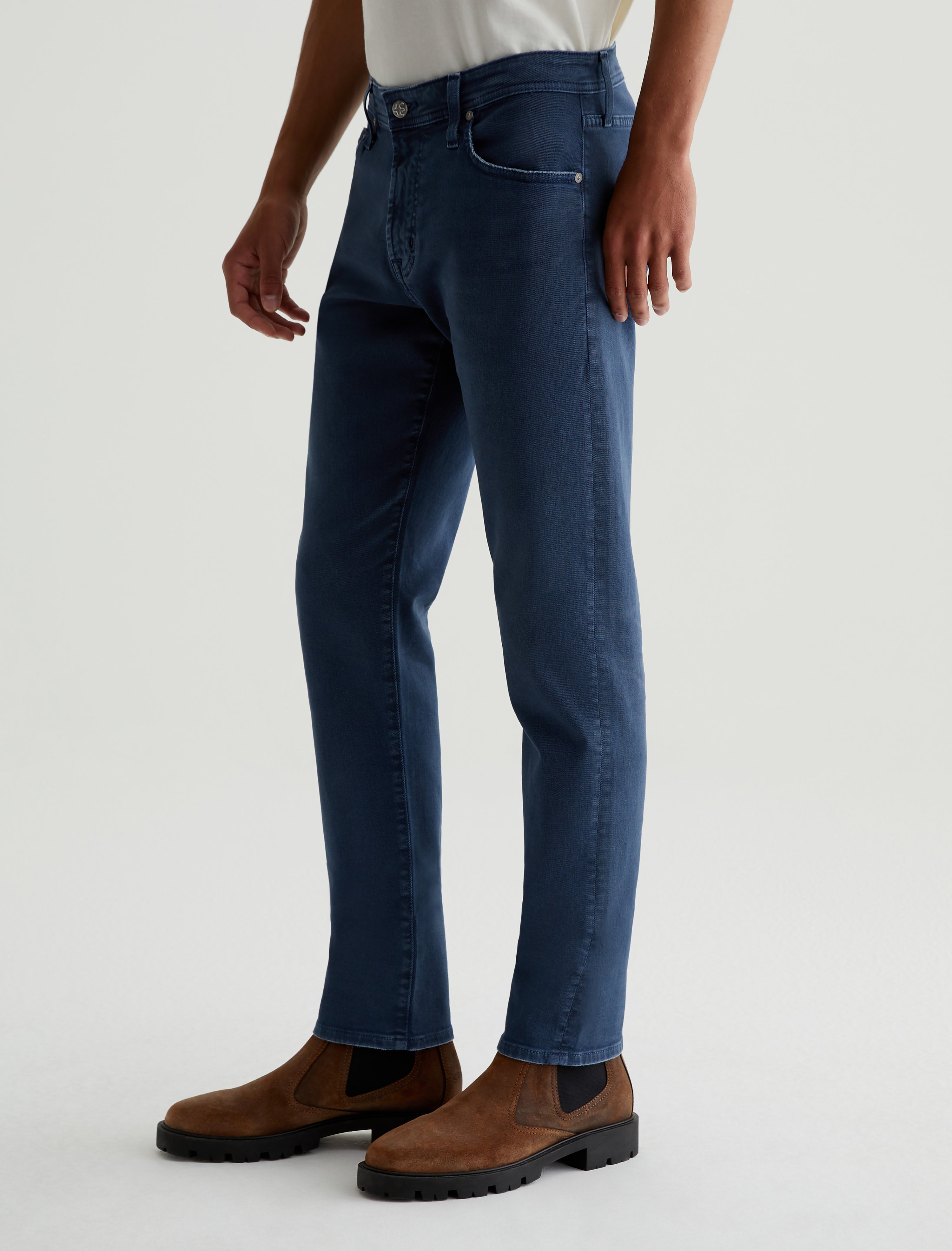 Tellis 7 Years Sulfur Marine Haze Modern Slim AG Cloud Soft Denim™ Men Bottom Photo 5