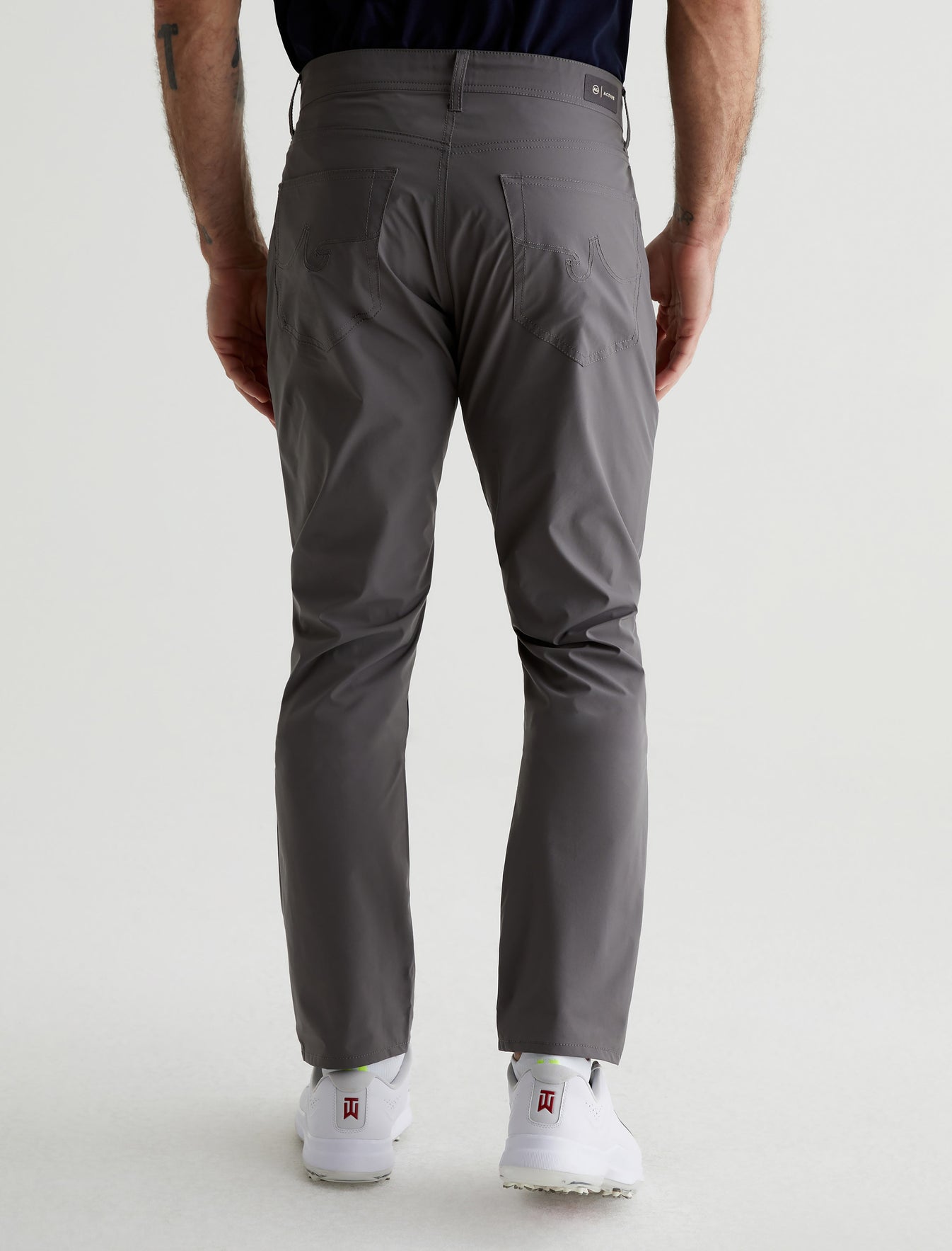 Tellis Folkstone Grey Modern Slim Men Bottom Photo 7