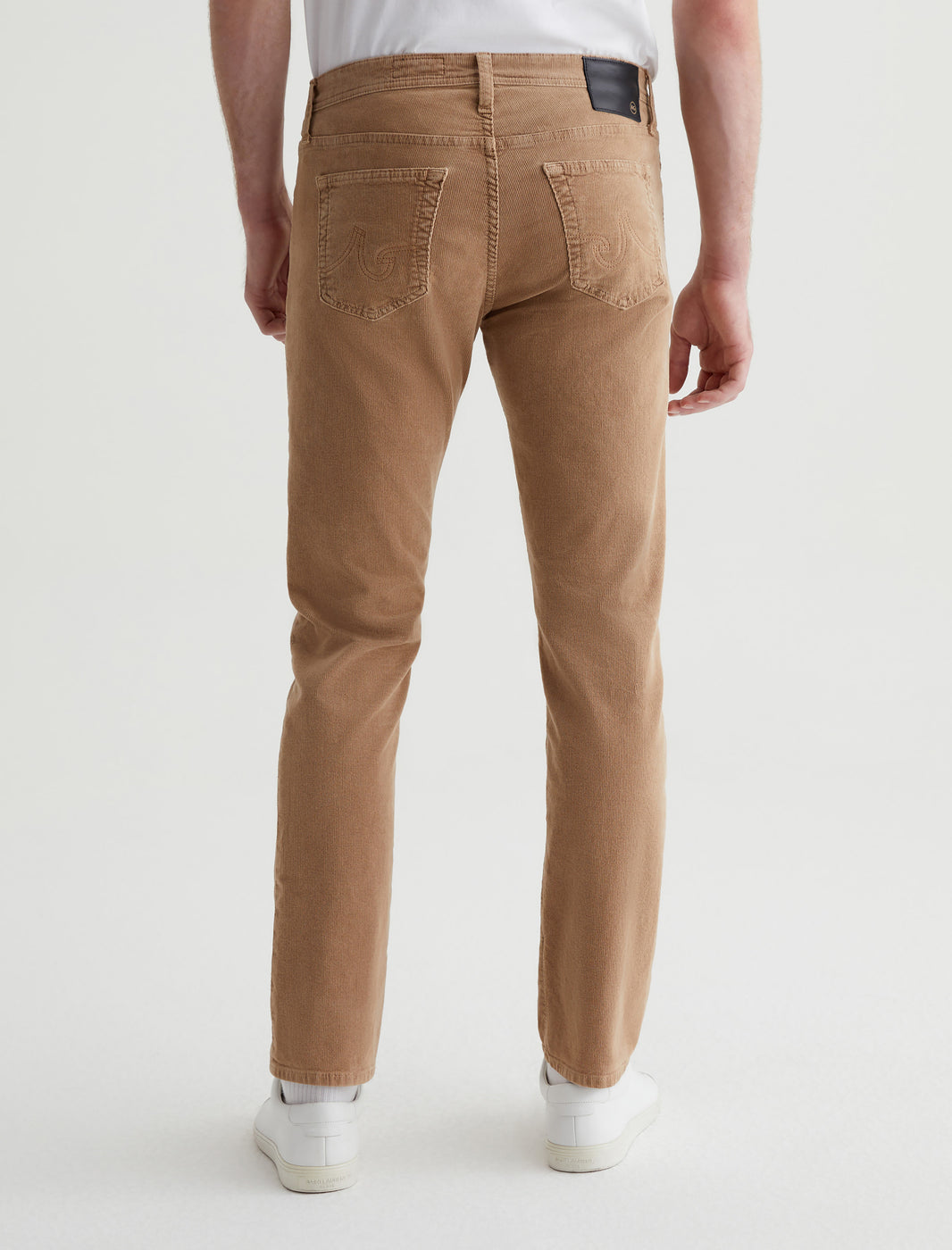 Slim Fit Corduroy Pants - Dark brown - Men