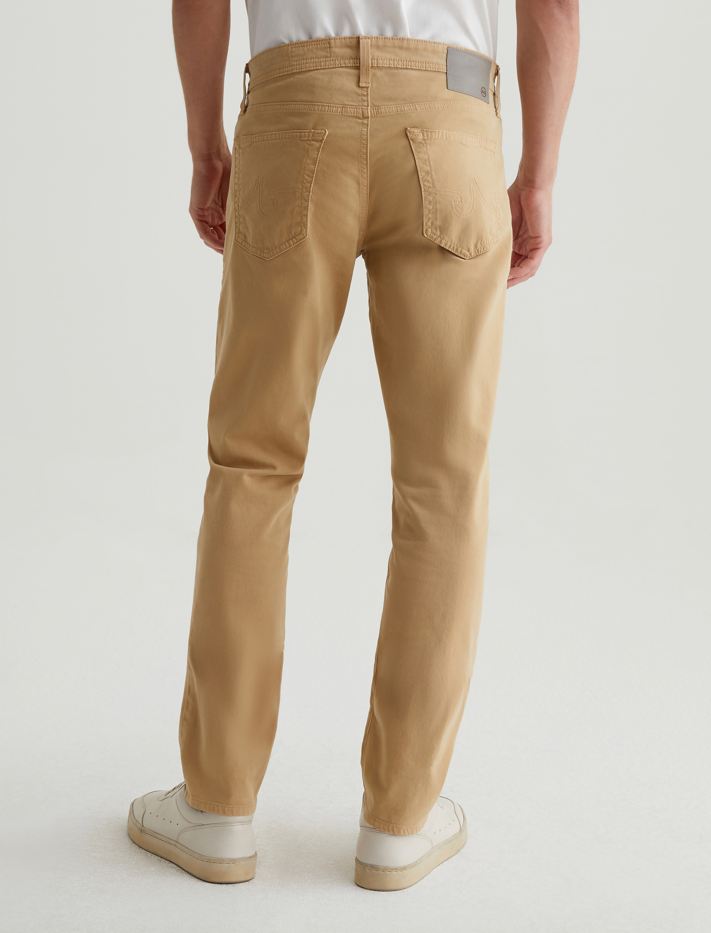 Tellis SUD Tawny Beige Sueded Modern Slim Men Bottom Photo 7