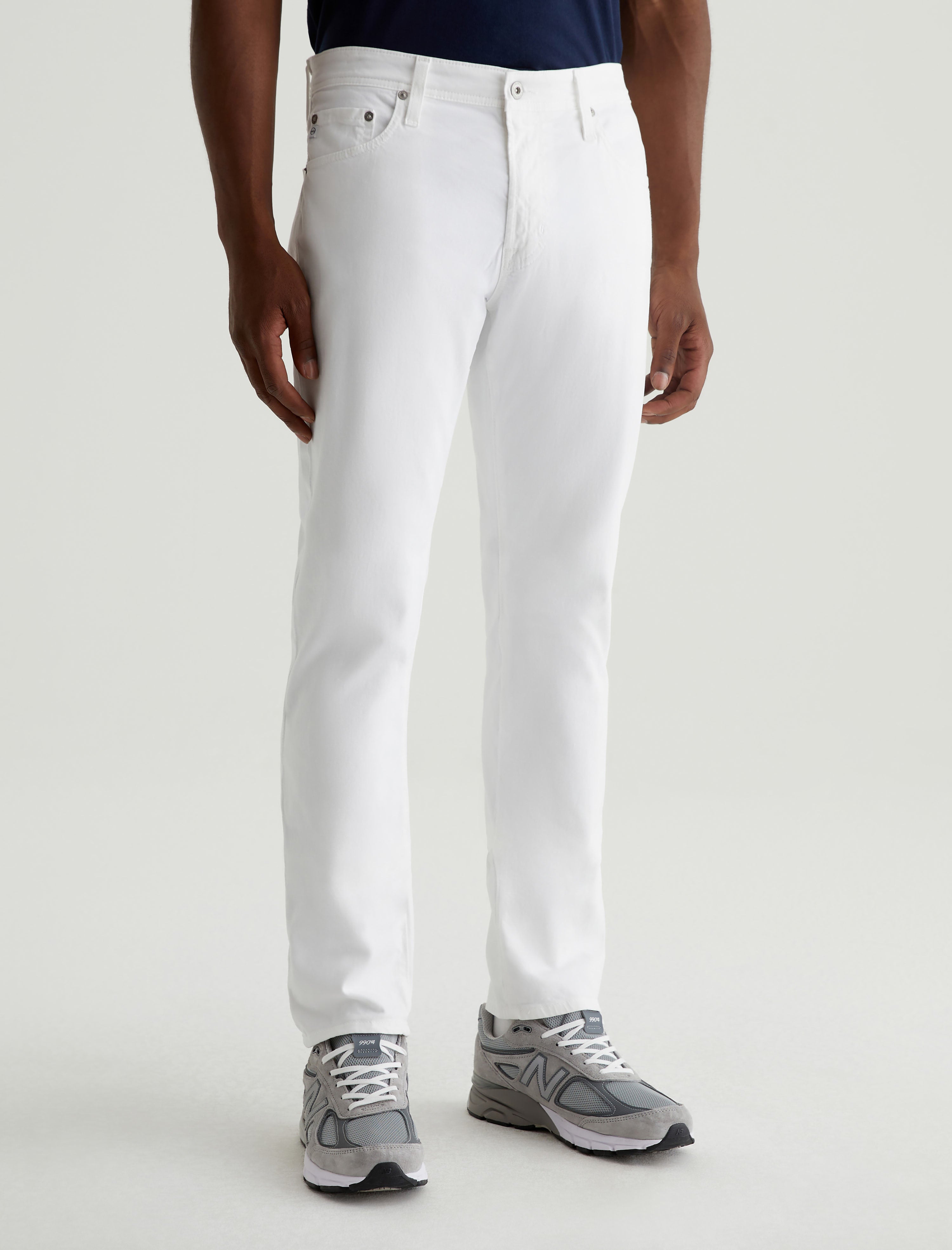 Men white store slim fit jeans