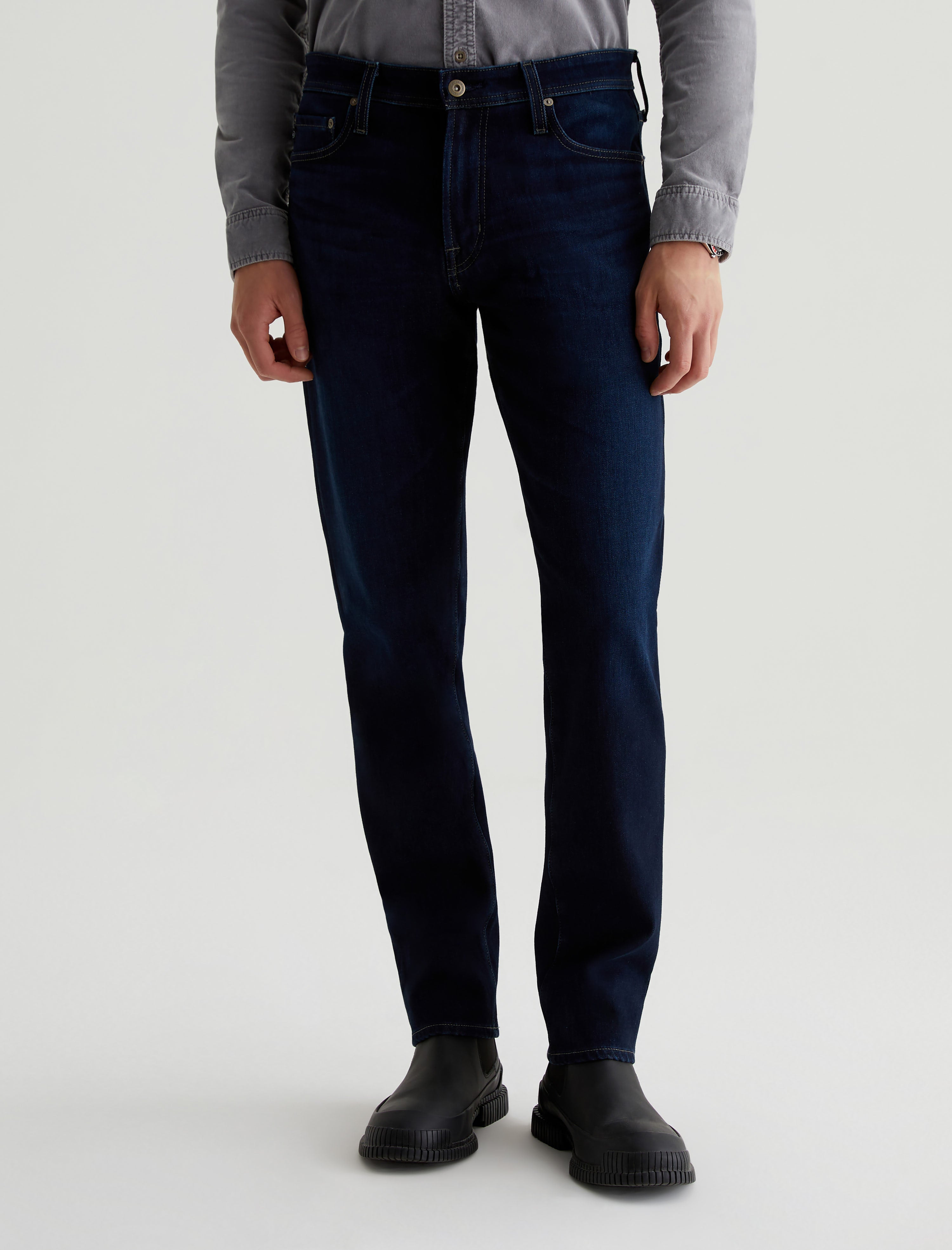 Tellis Fountains Modern Slim Thermolite Denim Men Bottom Photo 2