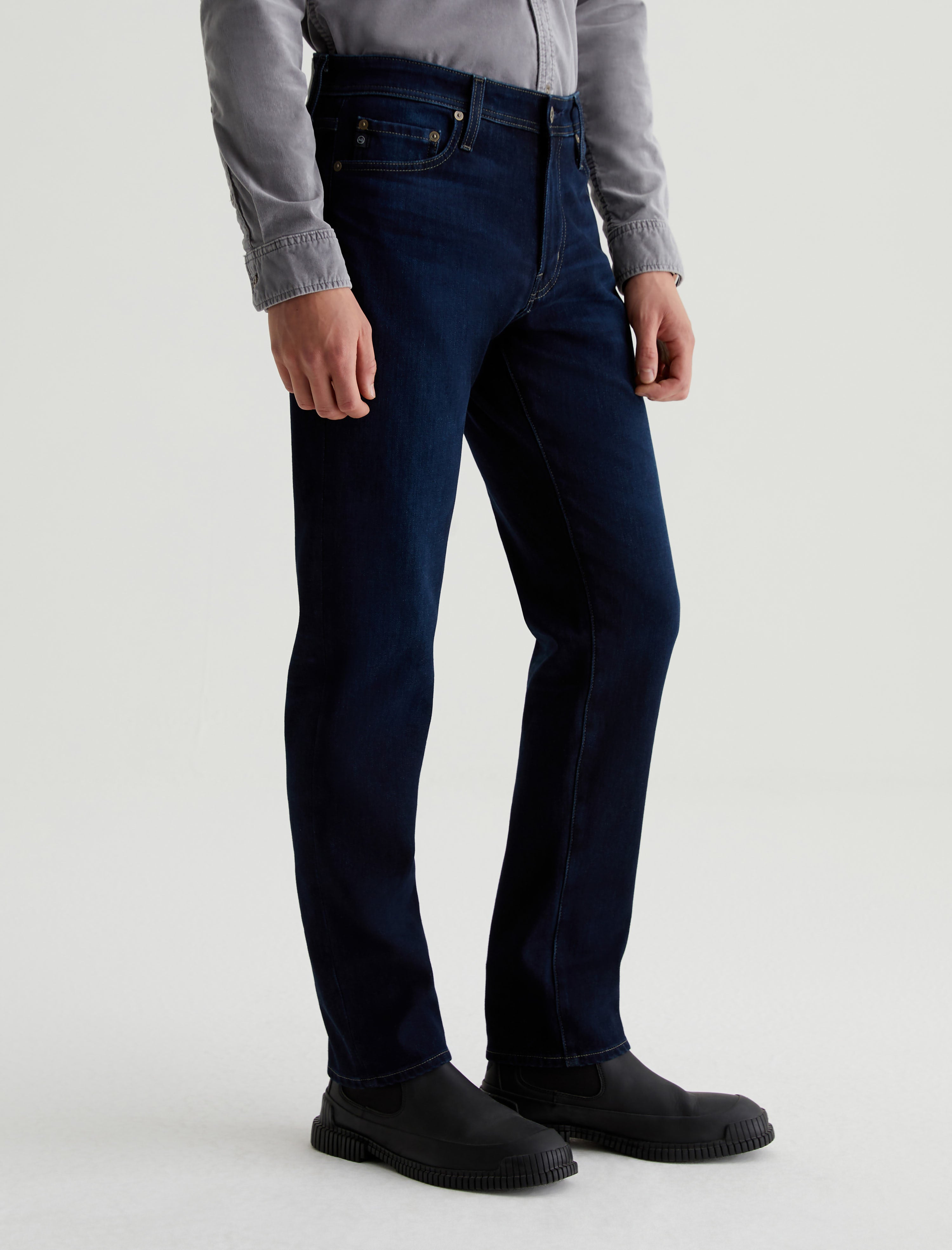 Tellis Fountains Modern Slim Thermolite Denim Men Bottom Photo 4