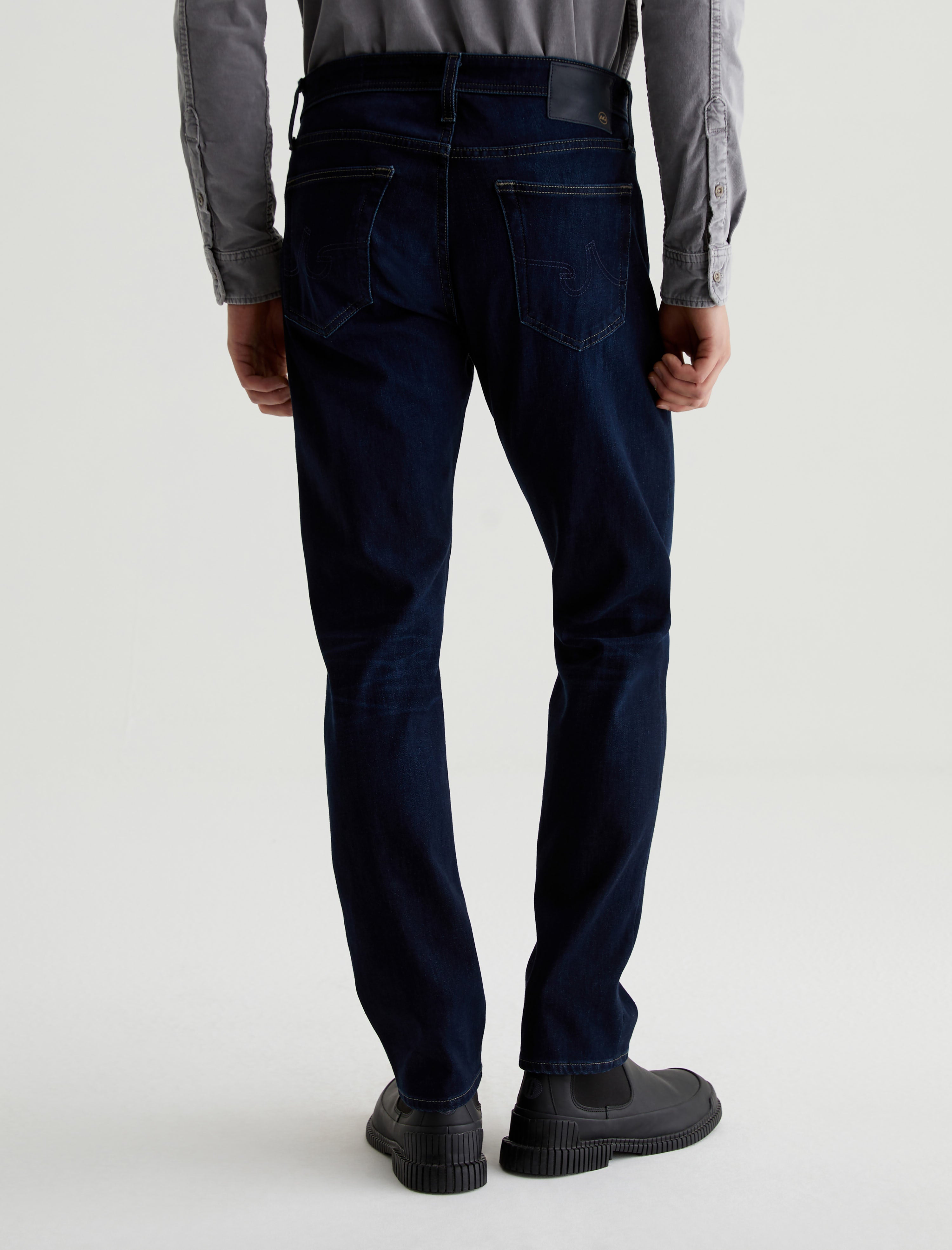 Tellis Fountains Modern Slim Thermolite Denim Men Bottom Photo 7