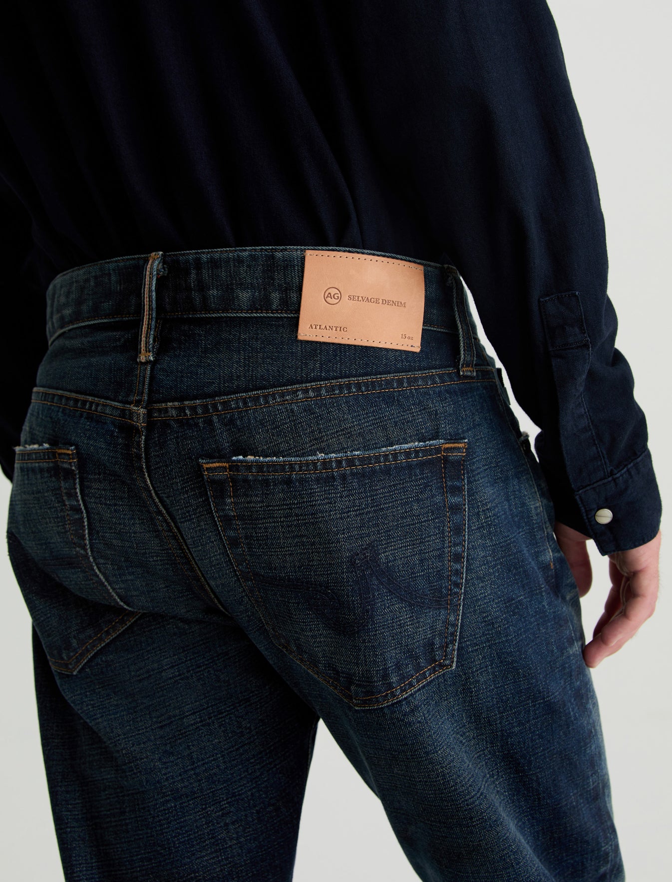 Tellis Selvage 5 Years Getaway AG-ed™ Modern Slim Denim Men Bottom Photo 6