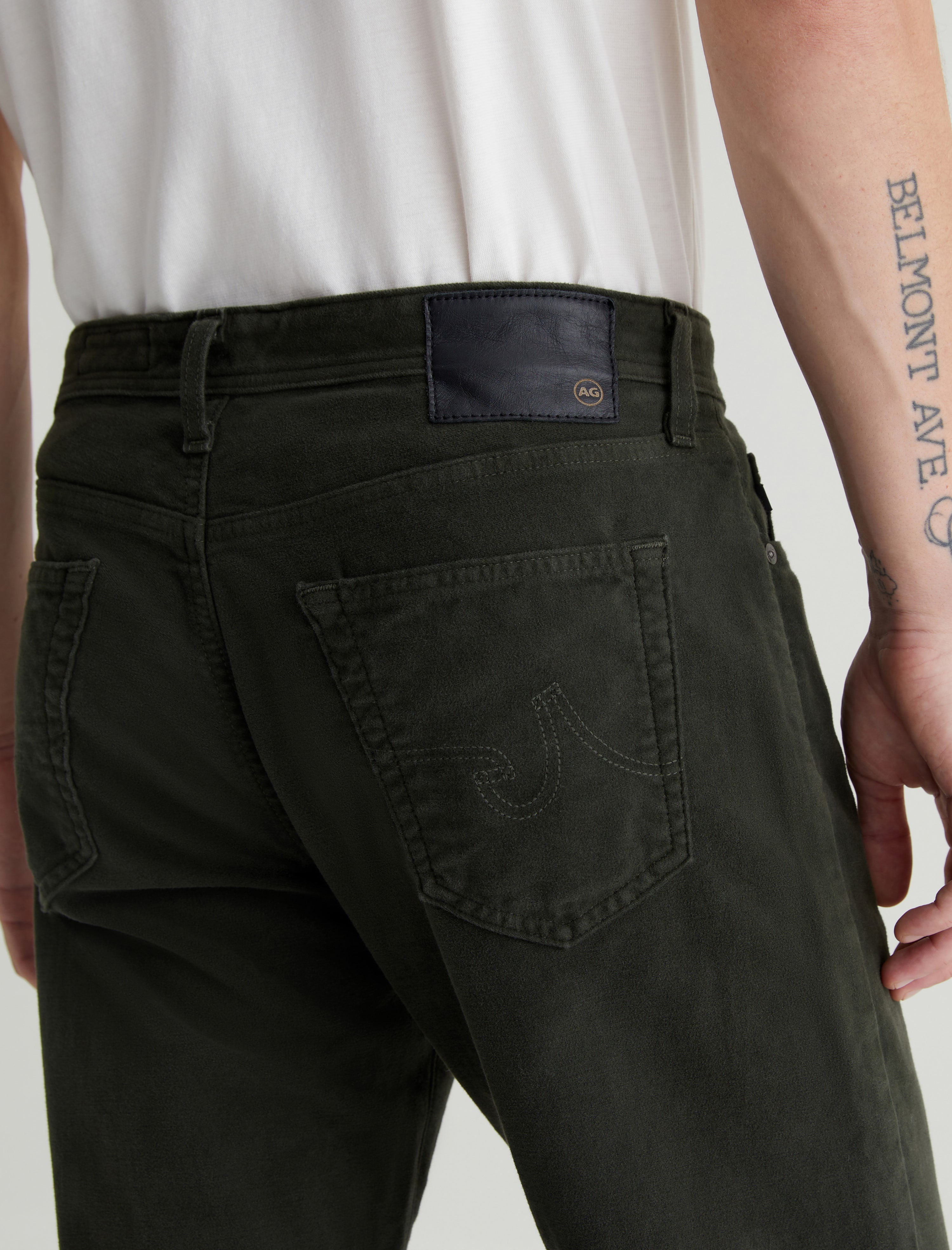 Men Everett Sulfur Dusky Moss at AG Jeans Official Store