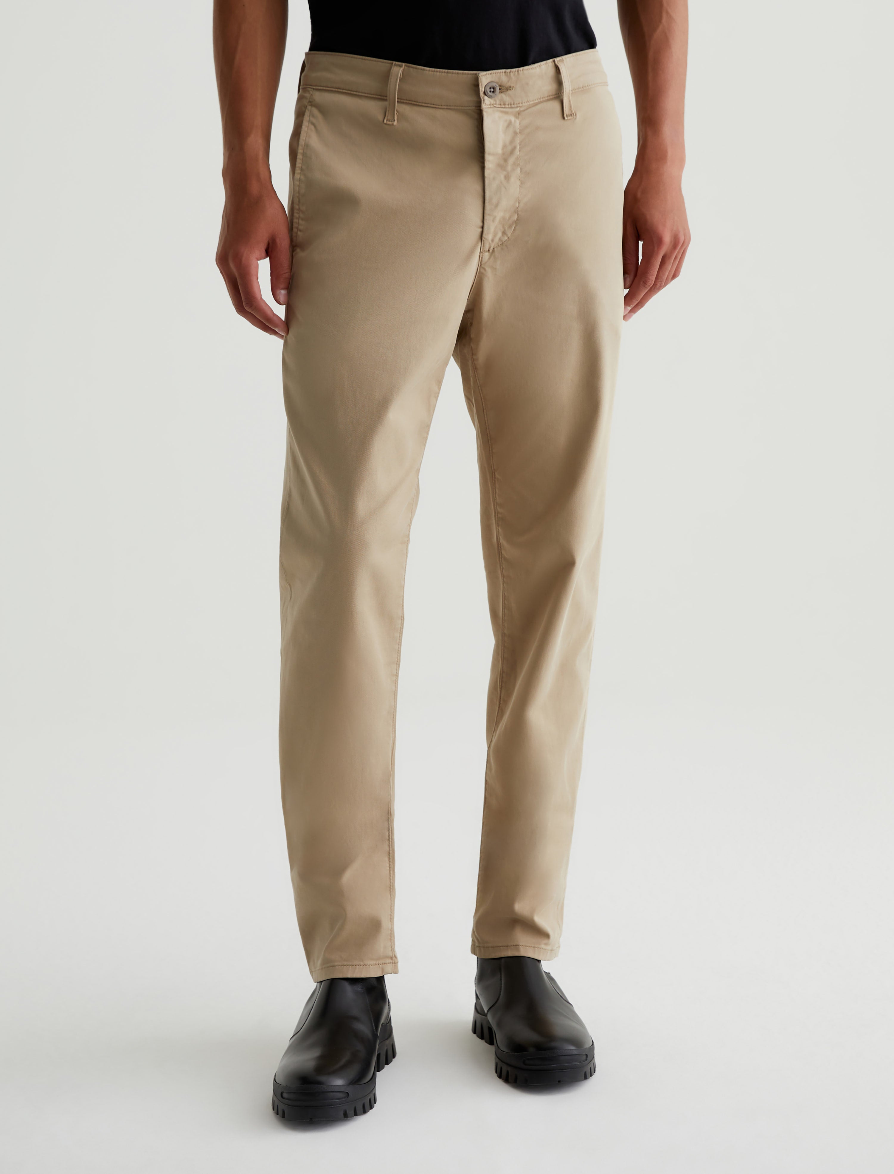 Kullen Light Truffle Slim Trouser Men Bottom Photo 2