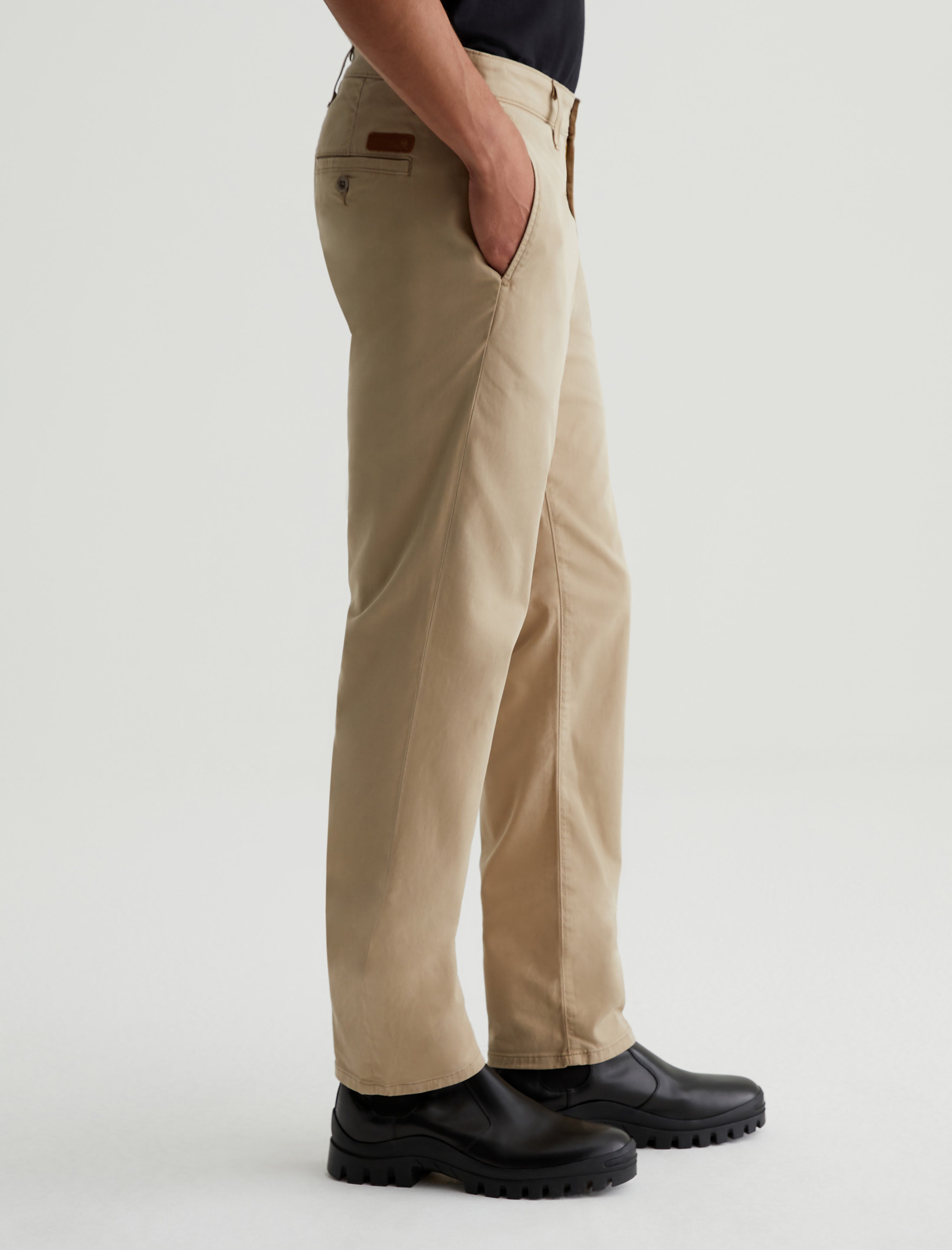 Kullen Light Truffle Slim Trouser Men Bottom Photo 4