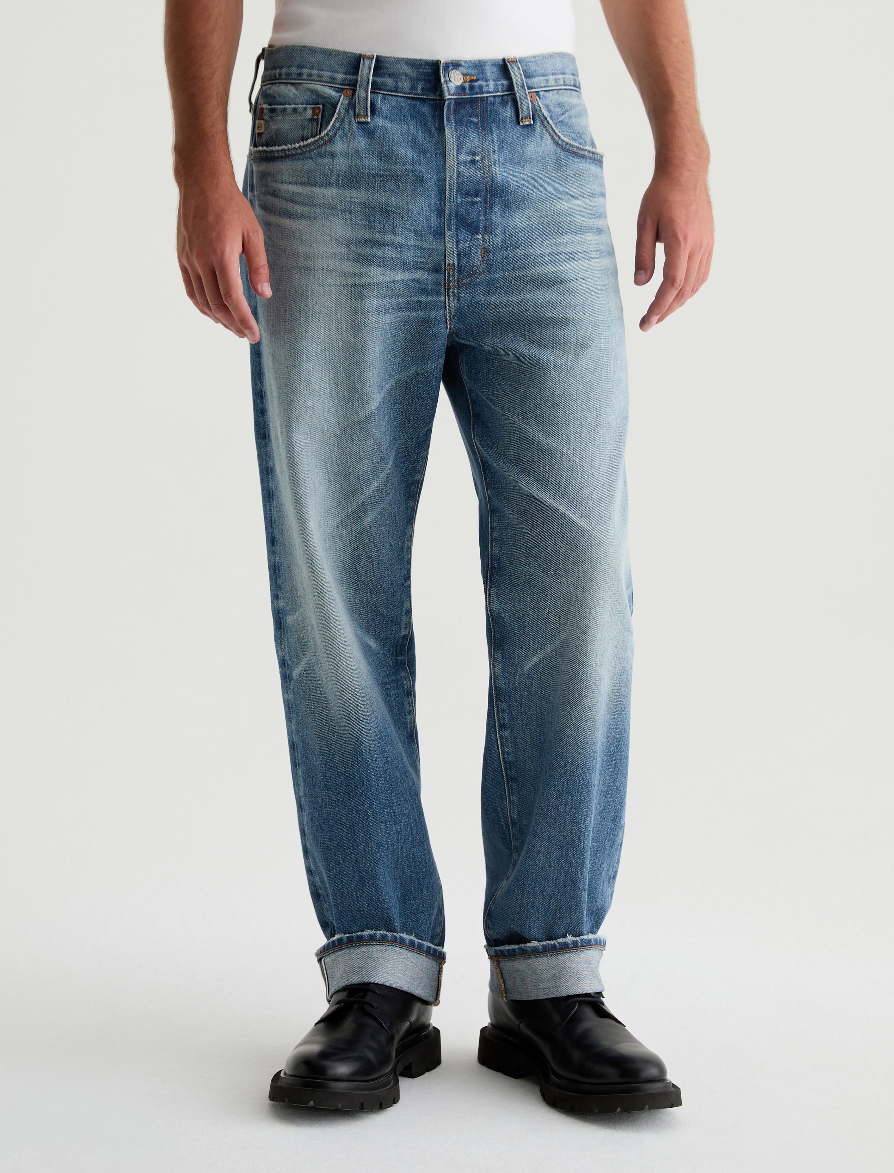 Felix Selvage 14 Years Bloomington AG-ed™ Vintage Straight Denim Men Bottom Photo 2