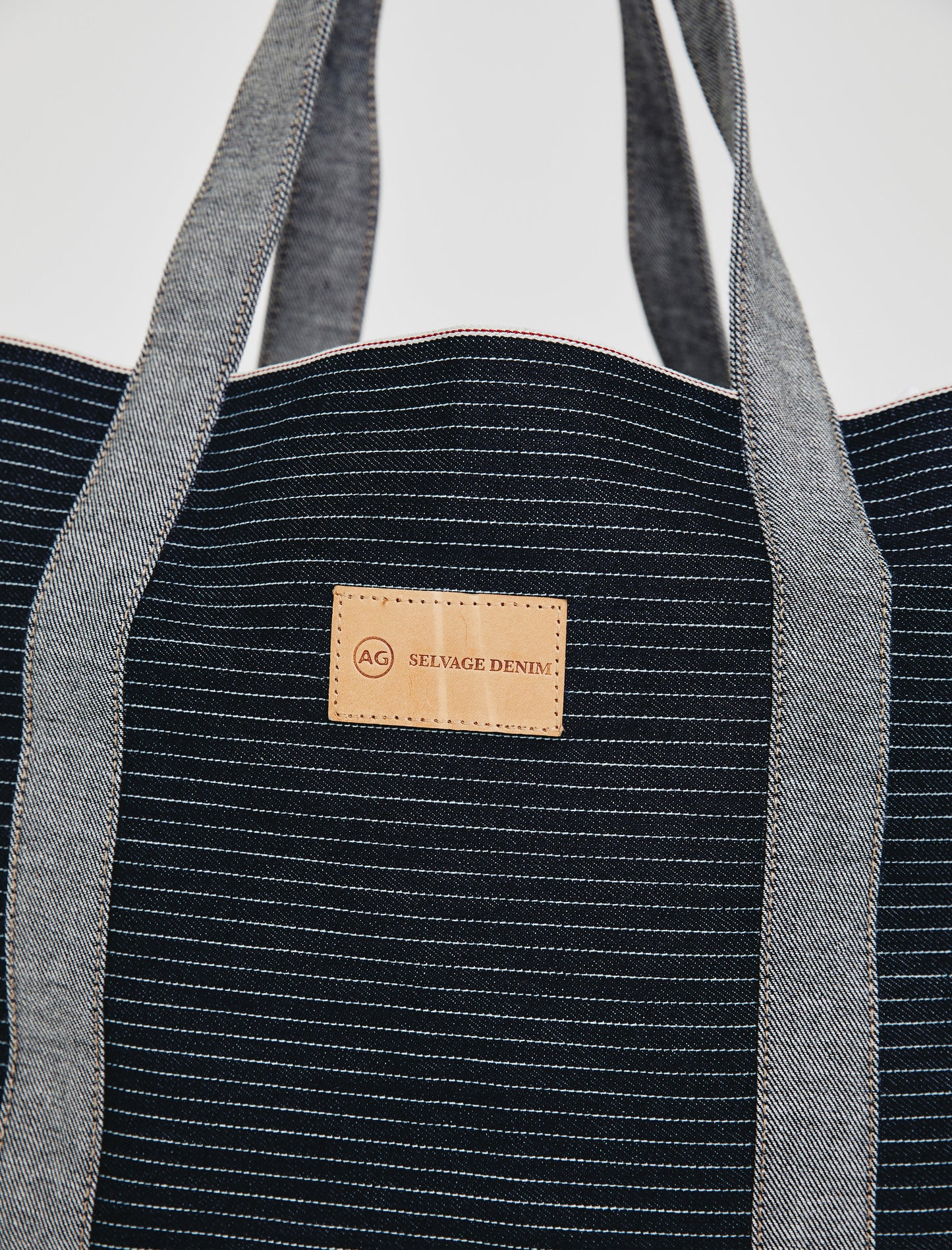 Burkina Leather Bag Togo - Pearl Grey