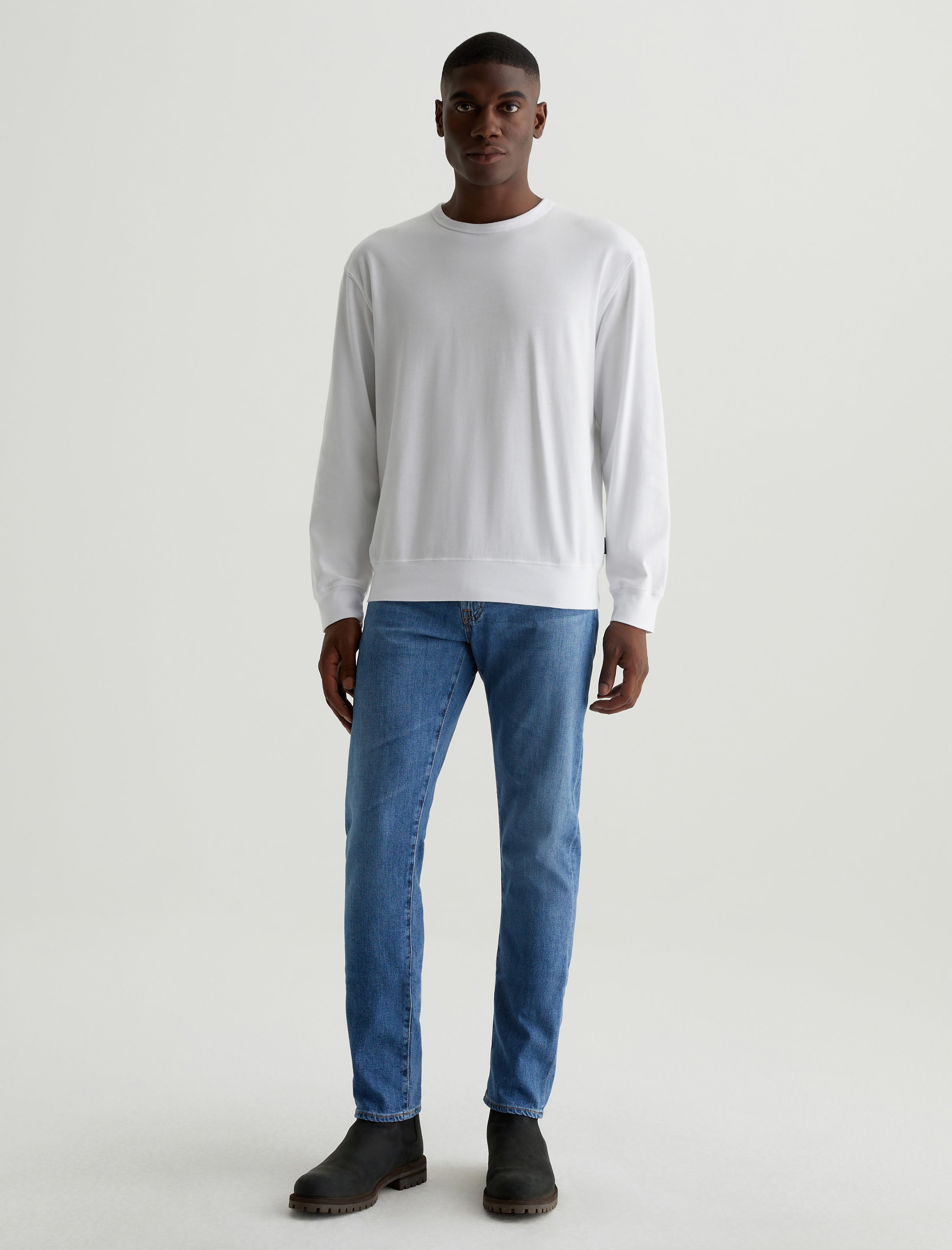 Mens Wesley Pullover True White at AG Jeans Official Store