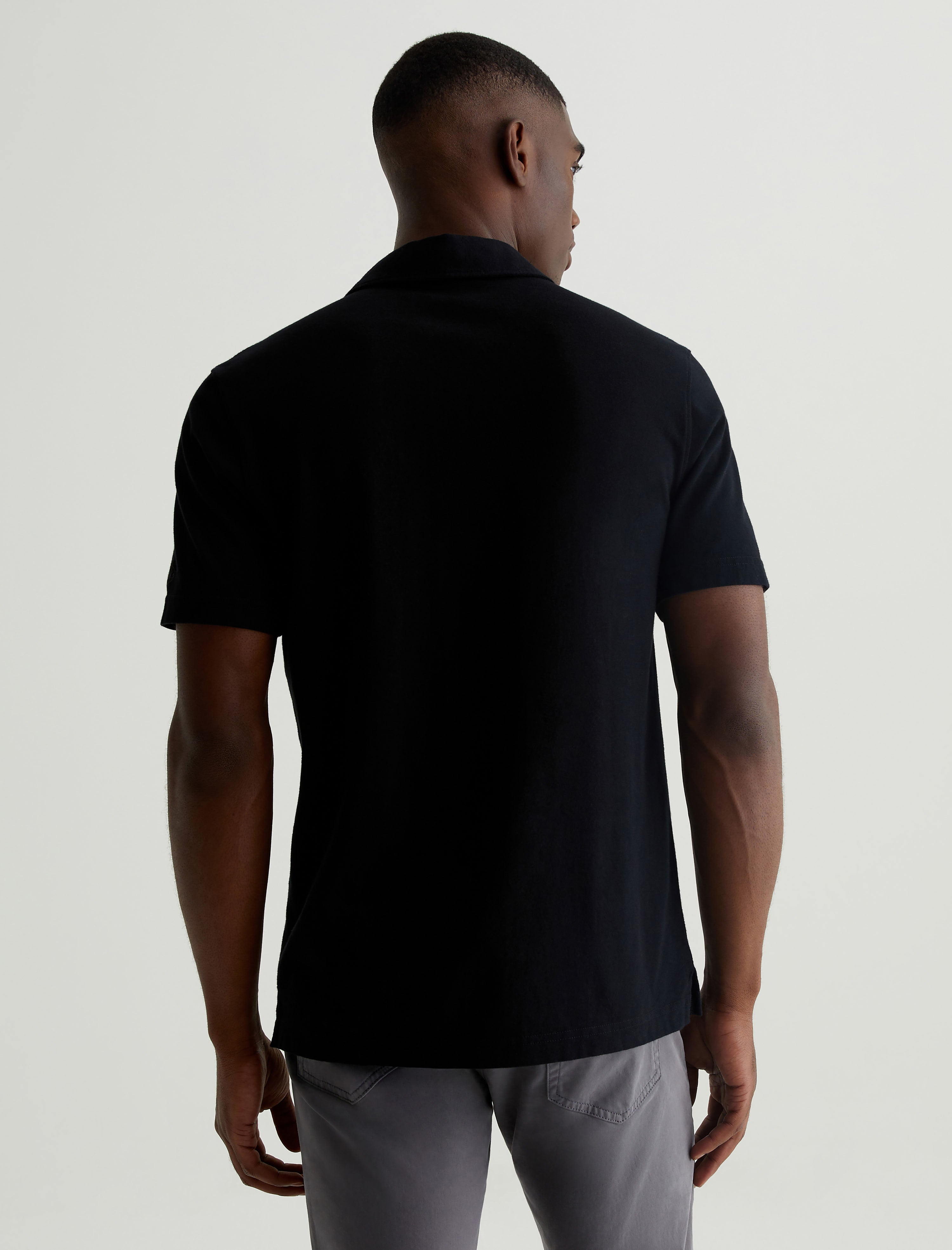 Bryce Polo True Black Classic Polo T-Shirt Men Top Photo 7