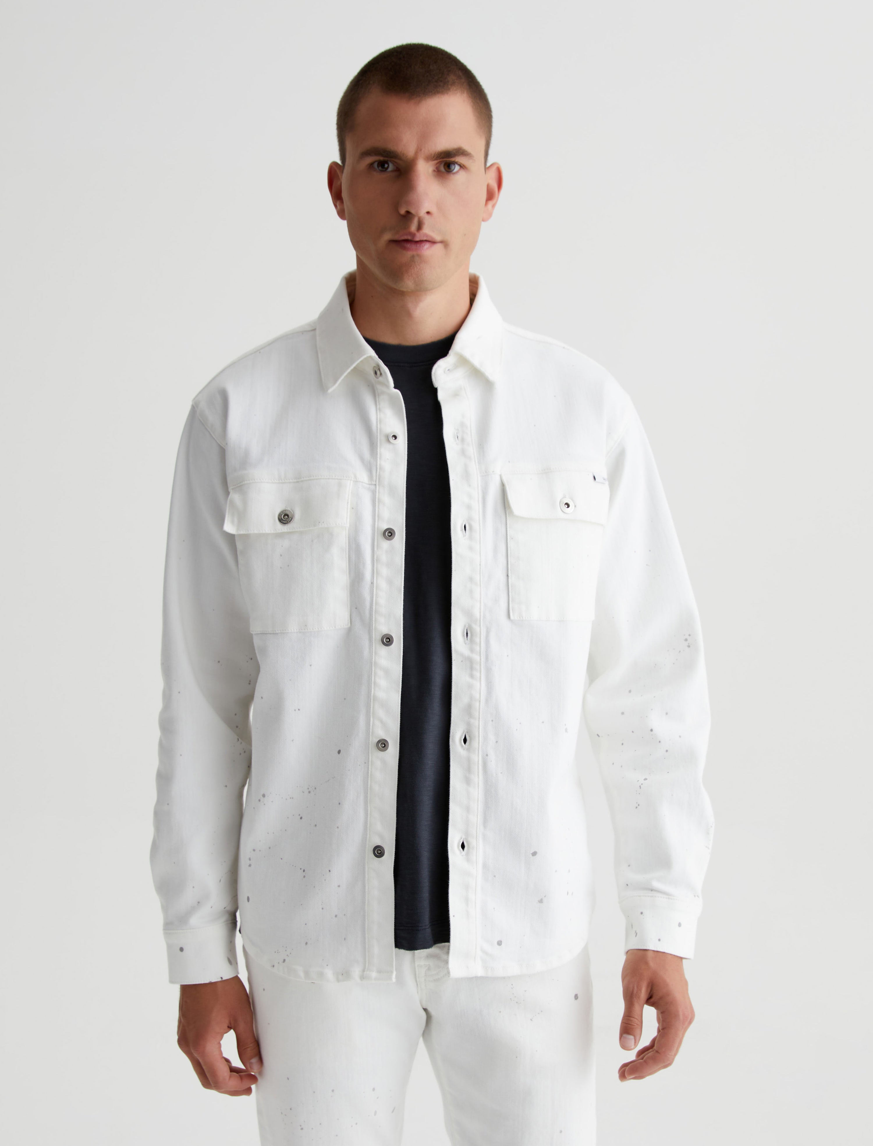 White sale jacket shirt