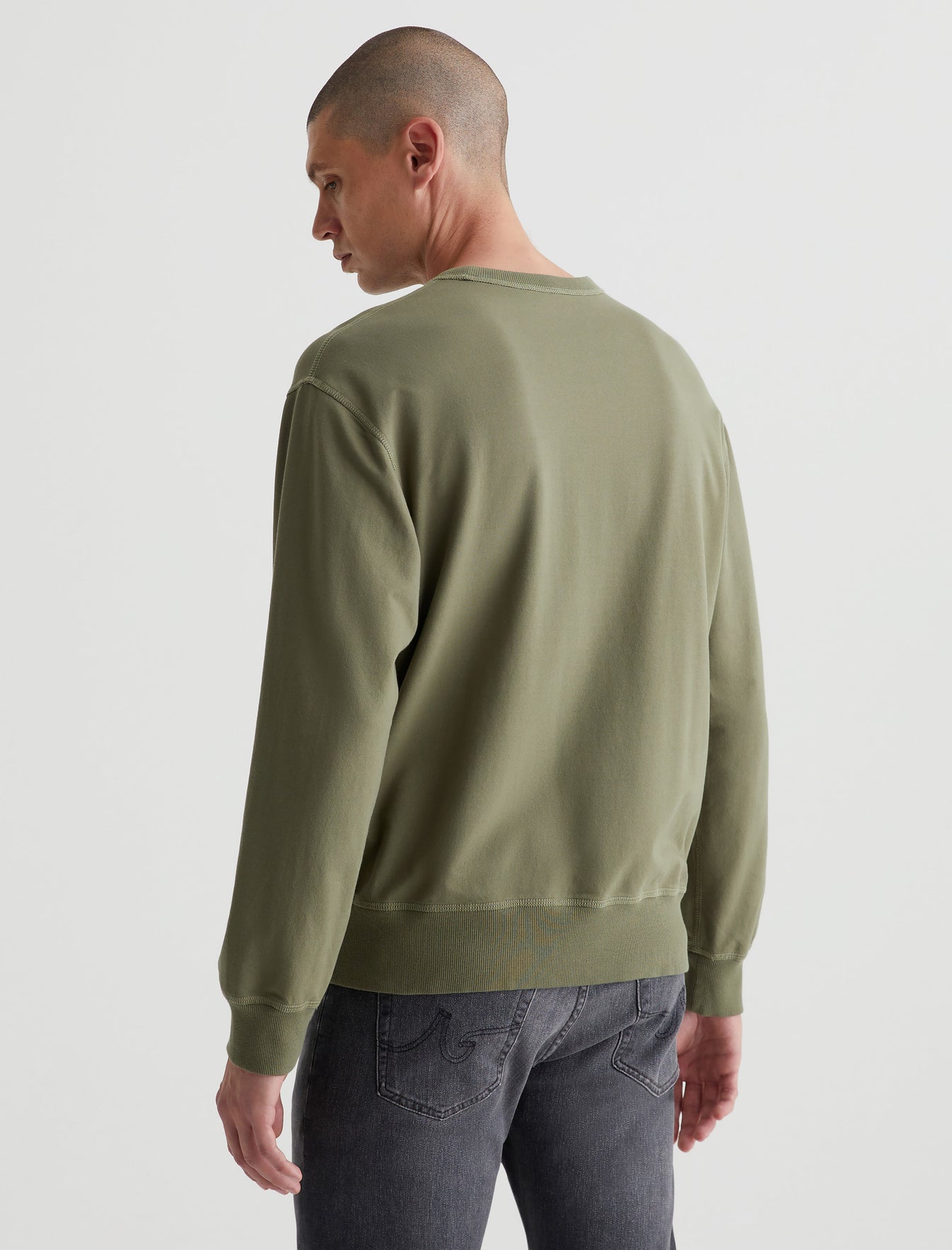 Arc Crew Serene Sage Relaxed Crew Neck Men Top Photo 6