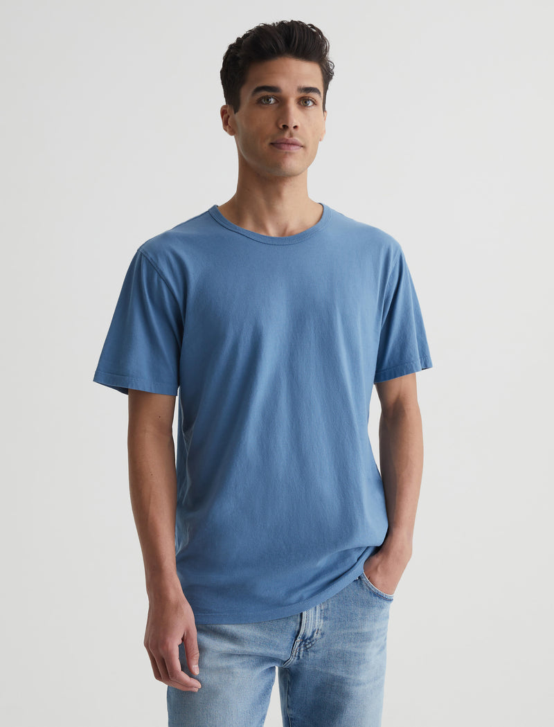 Men Bryce Crew Crystal Blue at AG Jeans Official Store