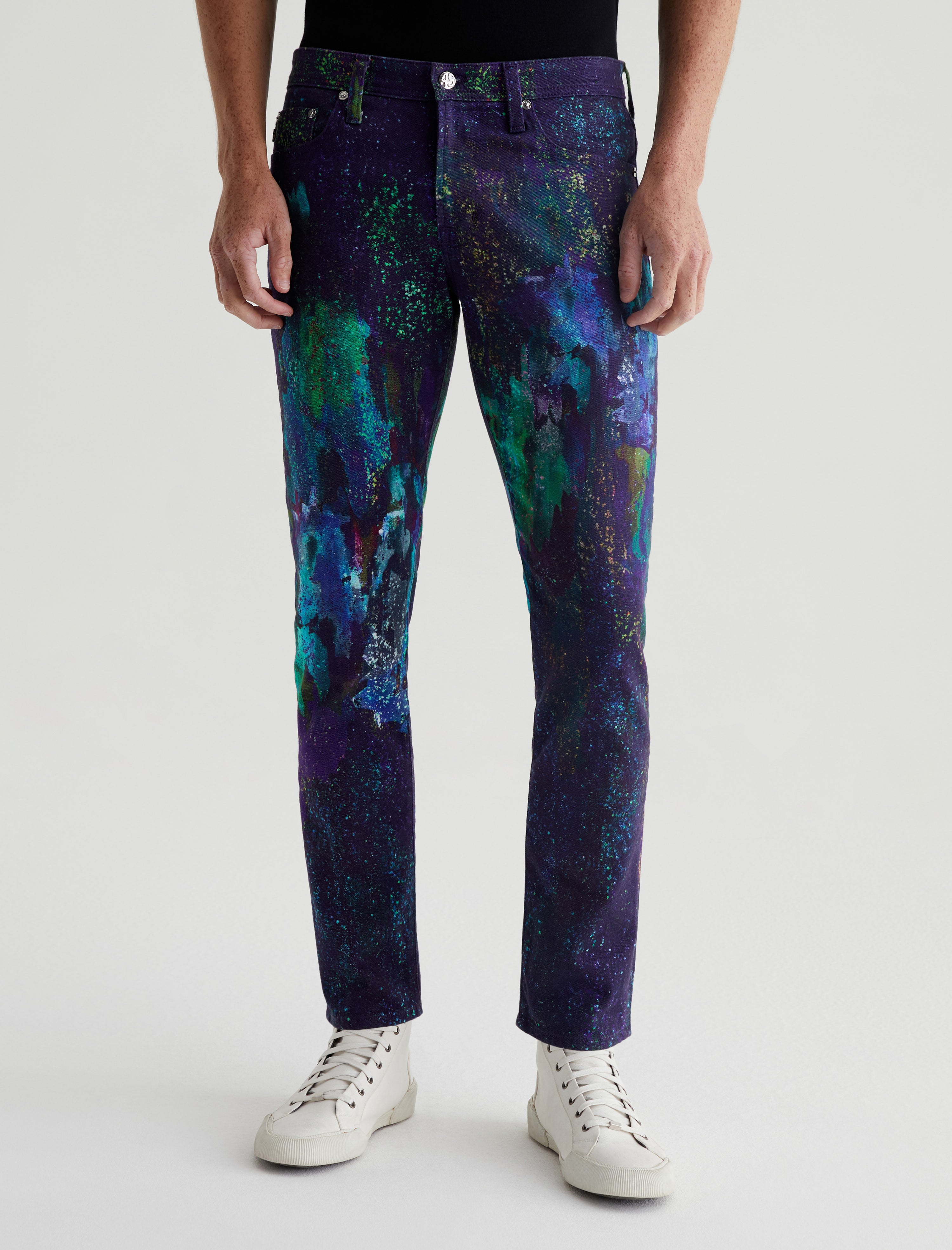 Dylan Northern Lights Blue Tailored Slim Men Bottom Photo 2