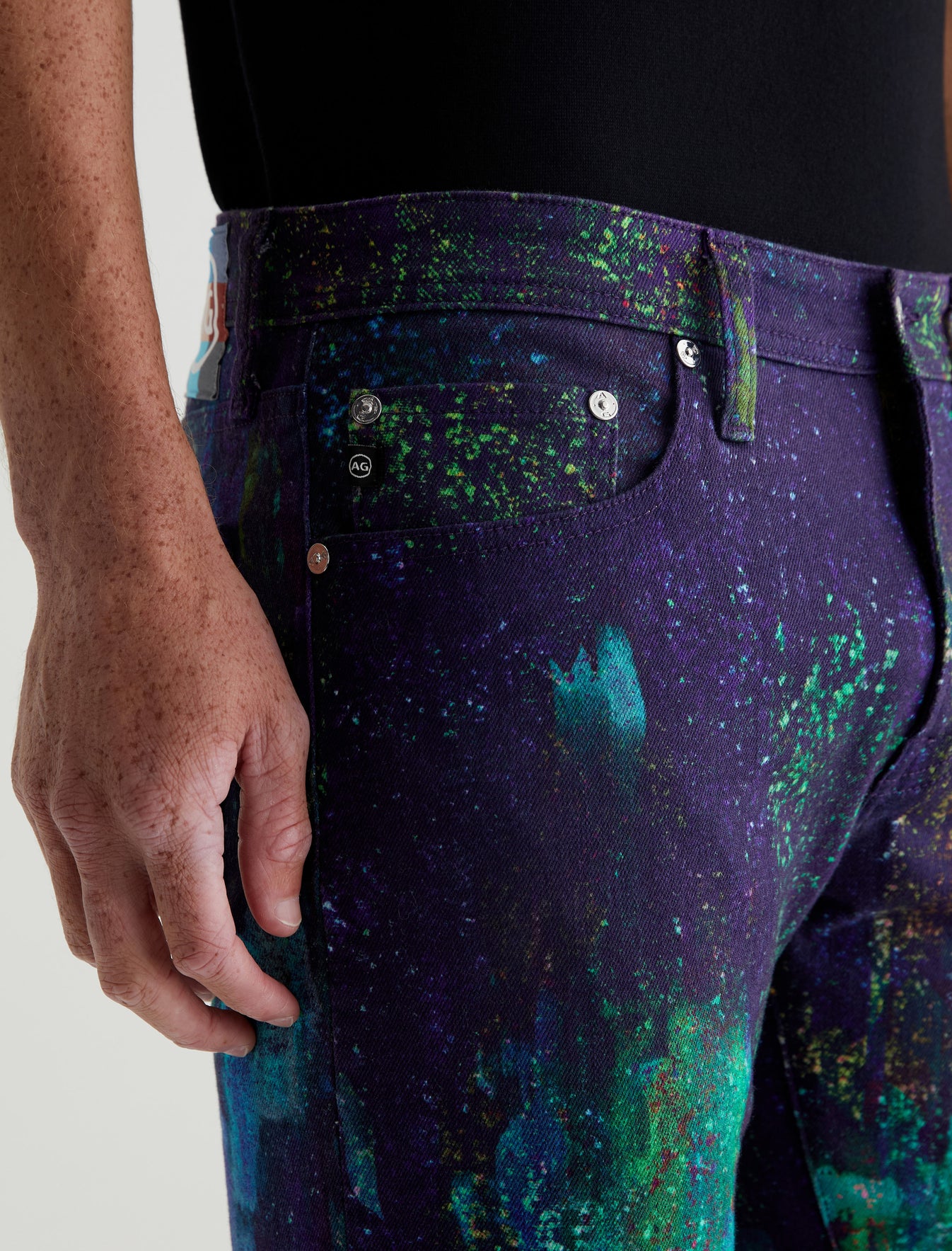 Dylan Northern Lights Blue Tailored Slim Men Bottom Photo 3