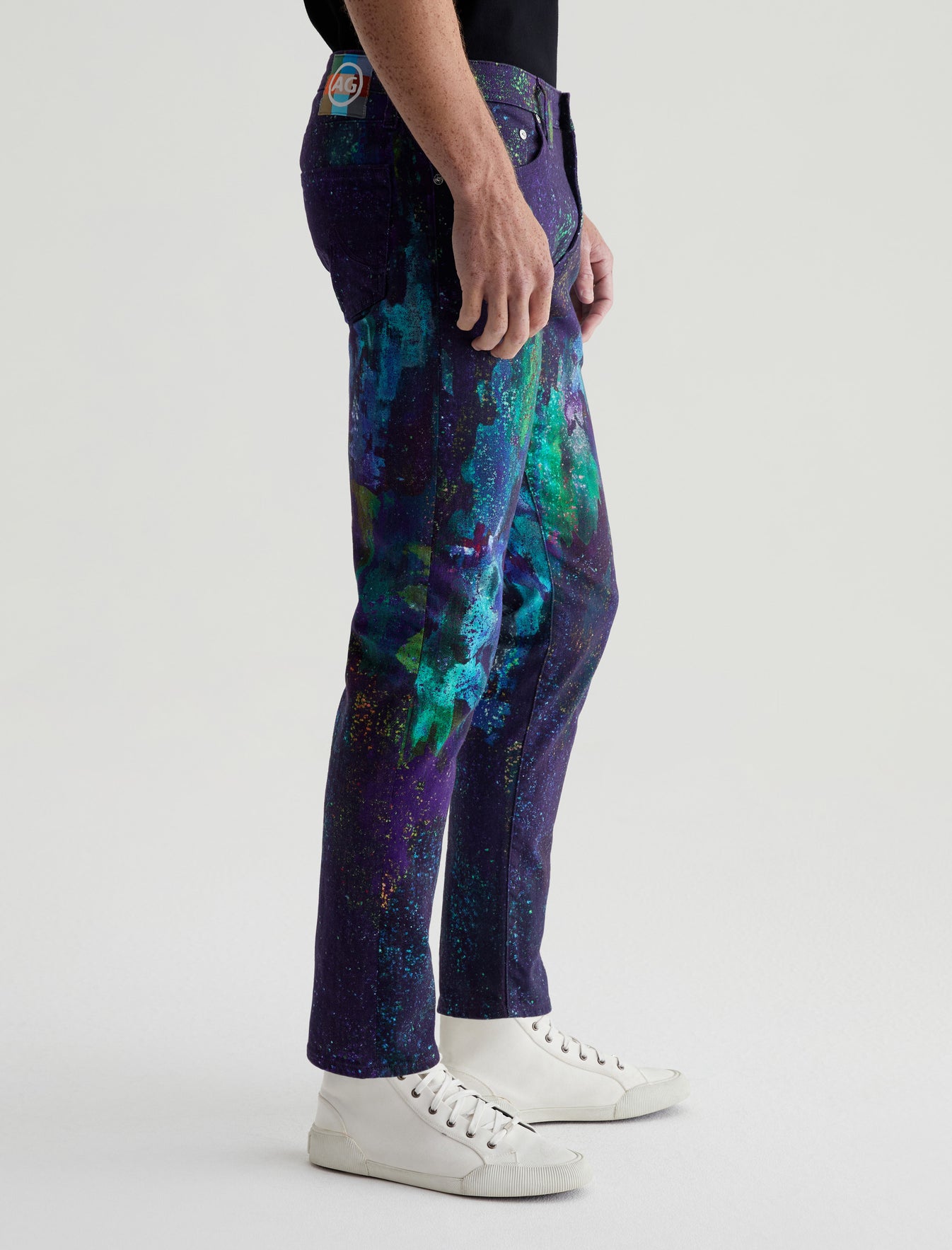 Dylan Northern Lights Blue Tailored Slim Men Bottom Photo 4