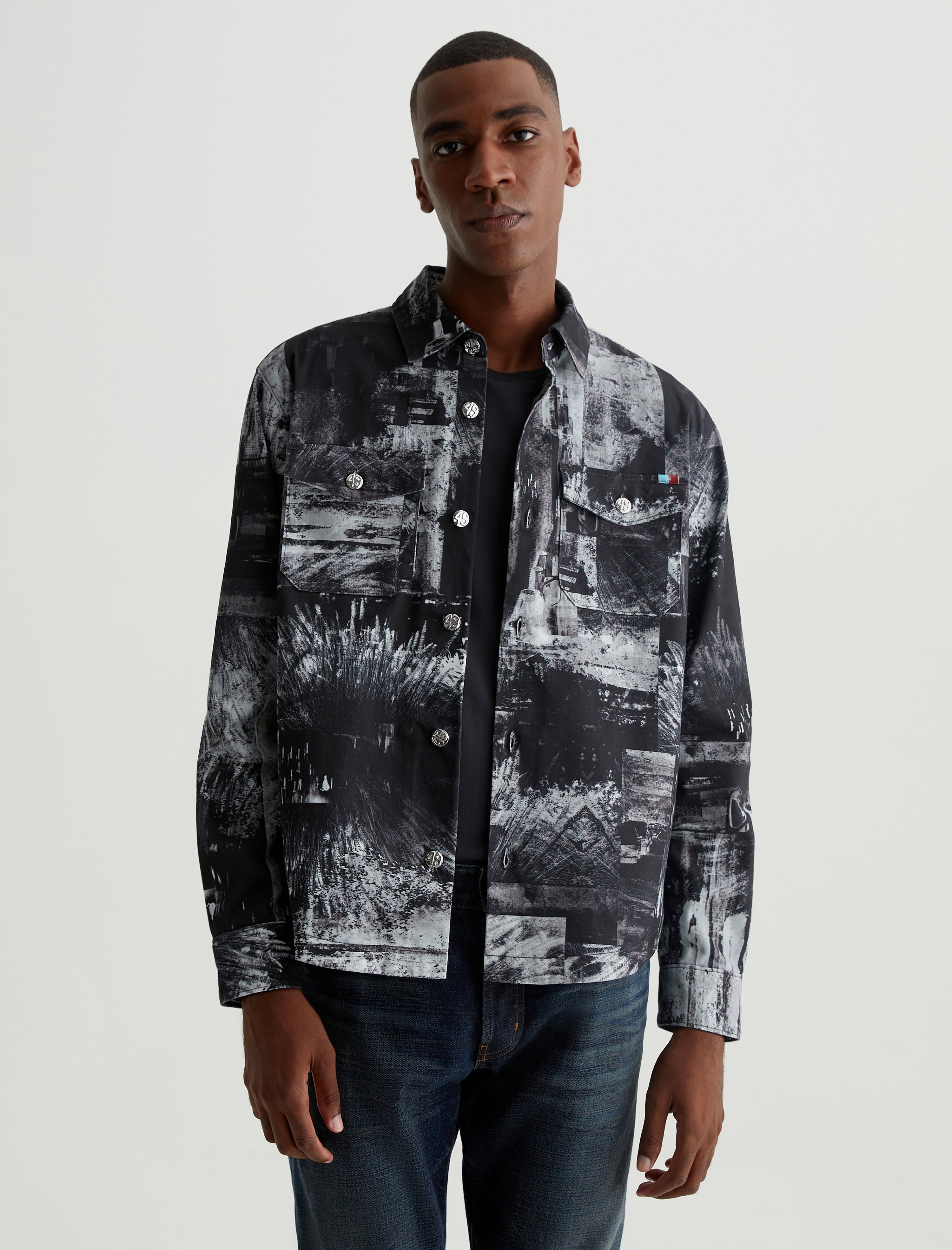 Elias Shirt Jacket Night Driving Shirt Jacket Men Top Photo 1