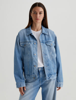 Ramie Siren Oversized Trucker Jacket Women Top Photo 1