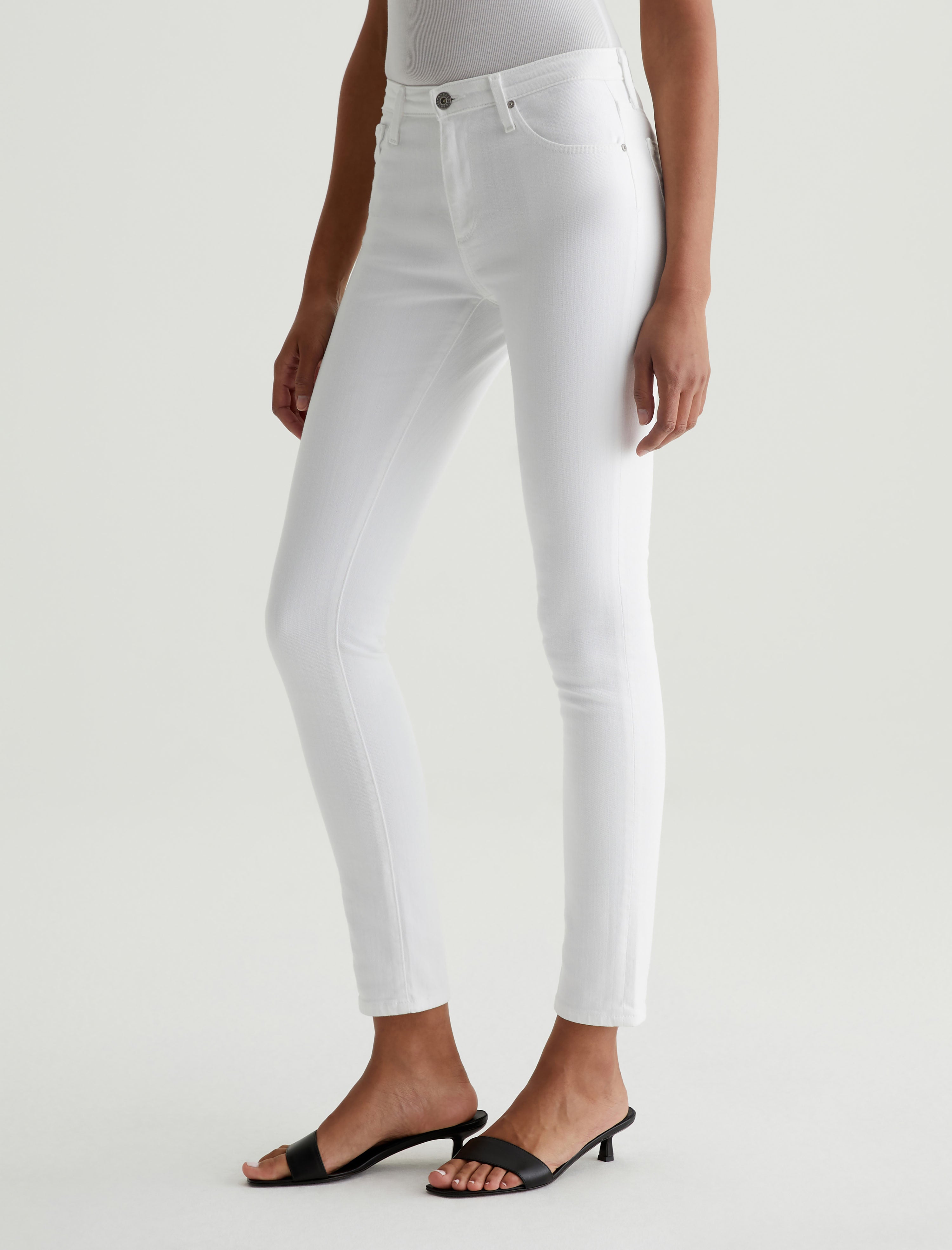 Womens Prima White at AG Jeans Official Store