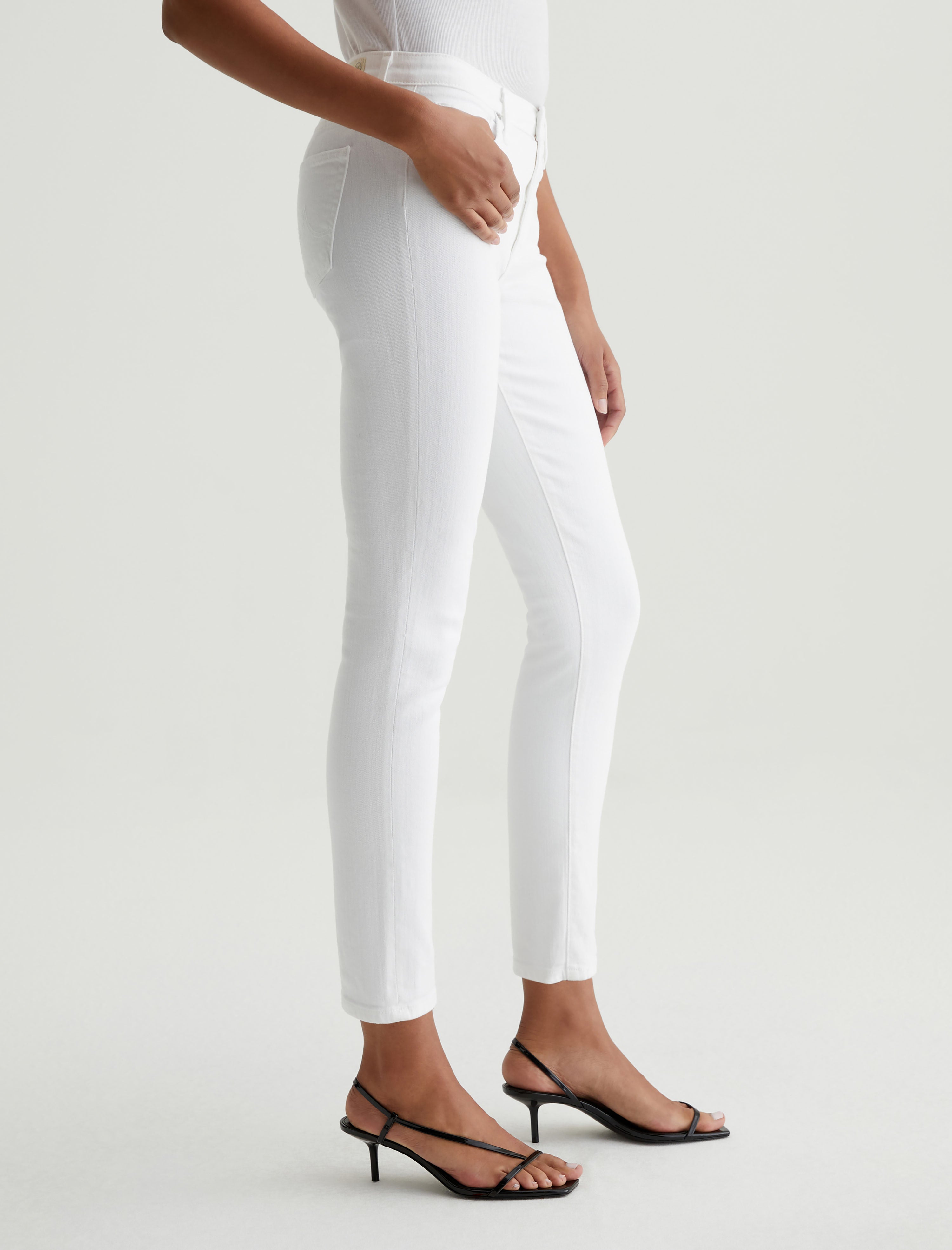 Womens Prima White at AG Jeans Official Store