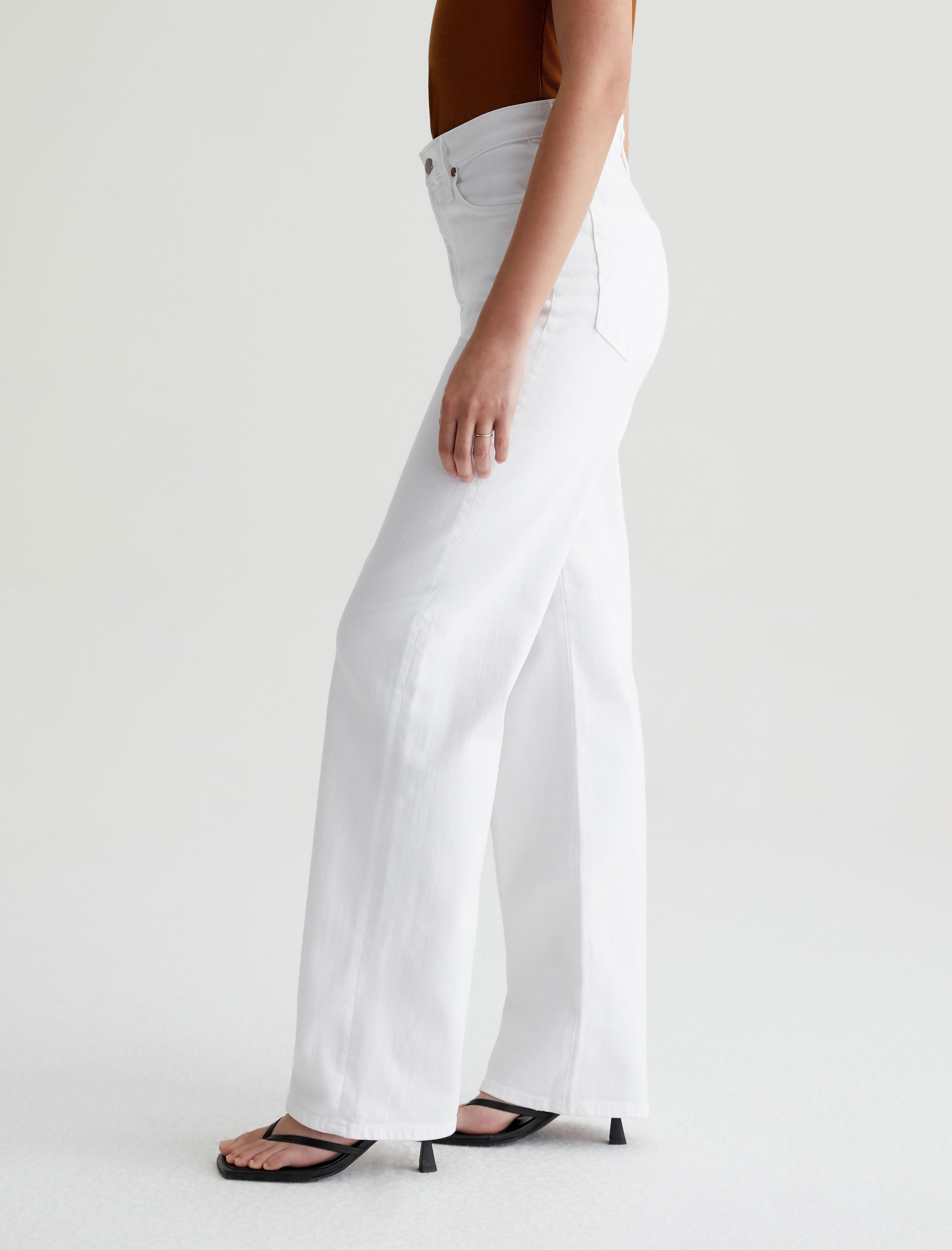 Buy WineRed Women White Trouser at Amazon.in