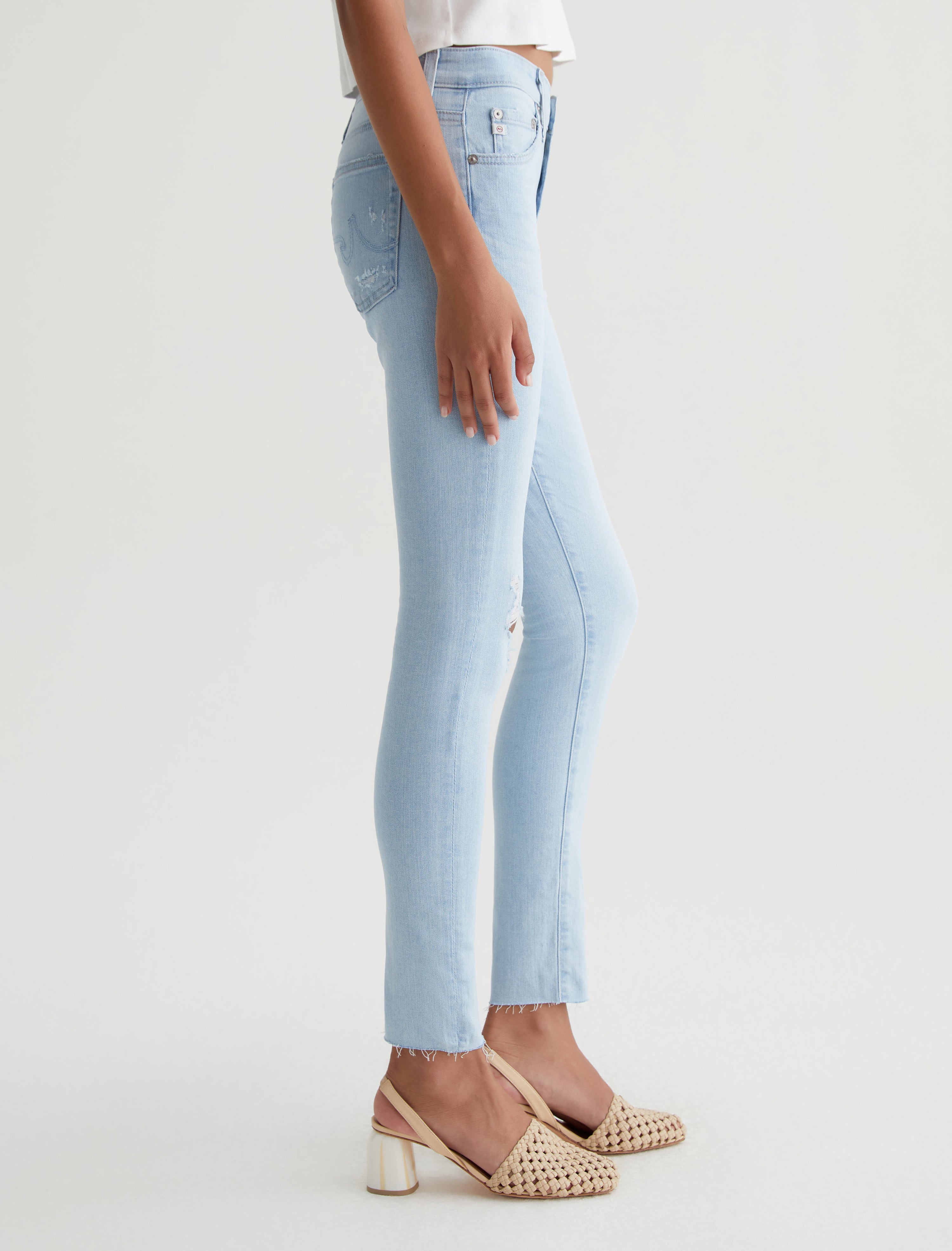 Loft curvy skinny crop on sale jeans