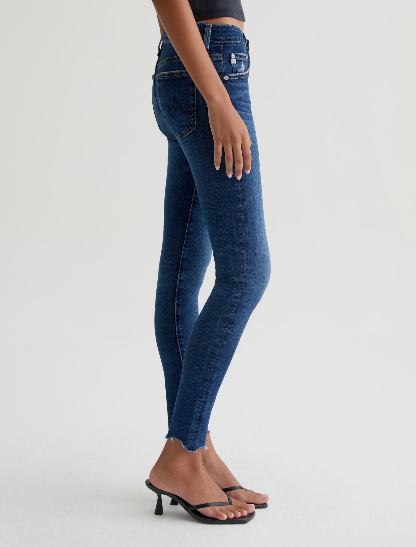 Womens Farrah Skinny Ankle Blue Above at AG Jeans Official Store