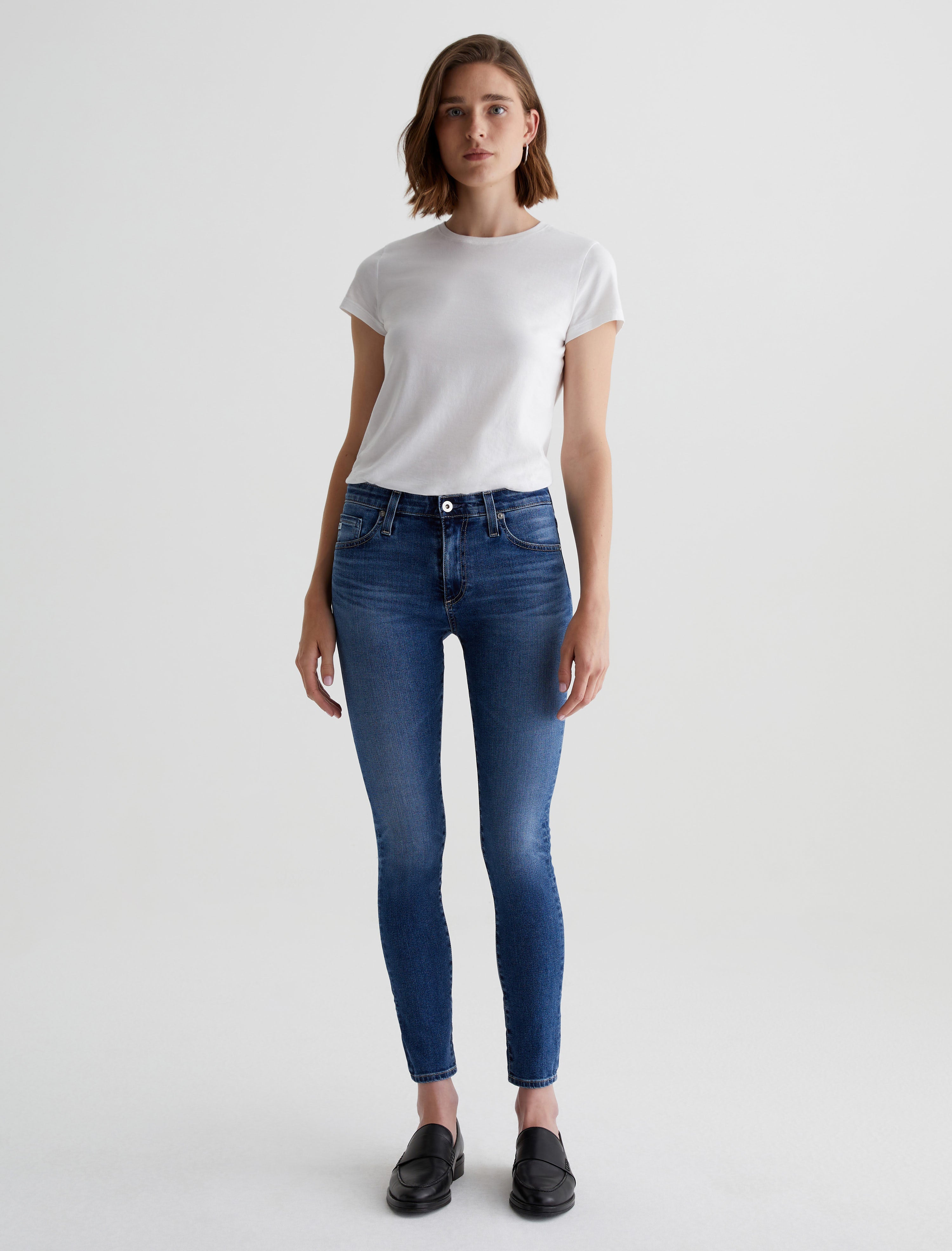 AG-ED Farrah Ankle High Rise Skinny Jeans outlet