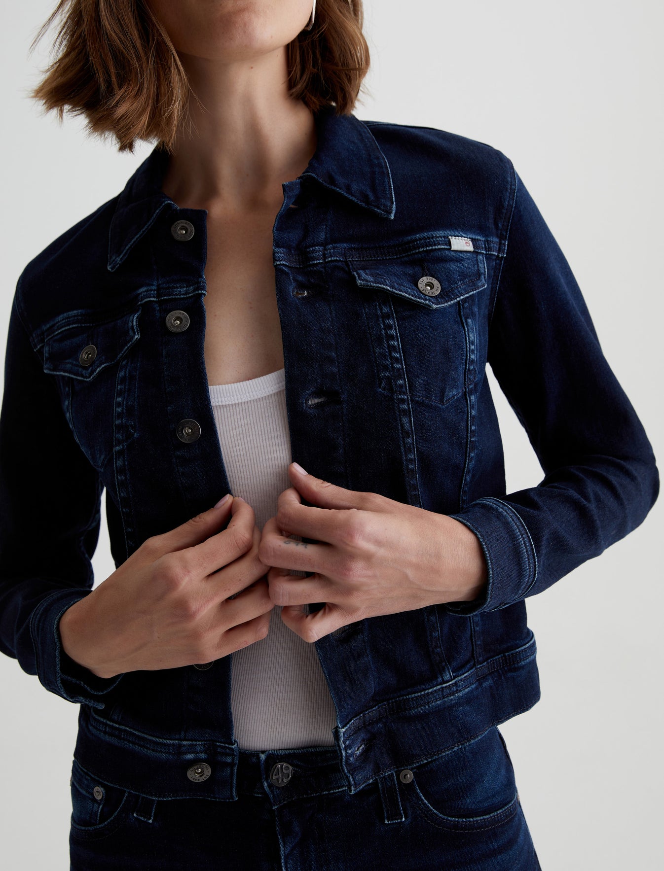 Robyn Jacket 3 Years Berlin AG-ed™ Slim Denim Jacket Women Top Photo 2