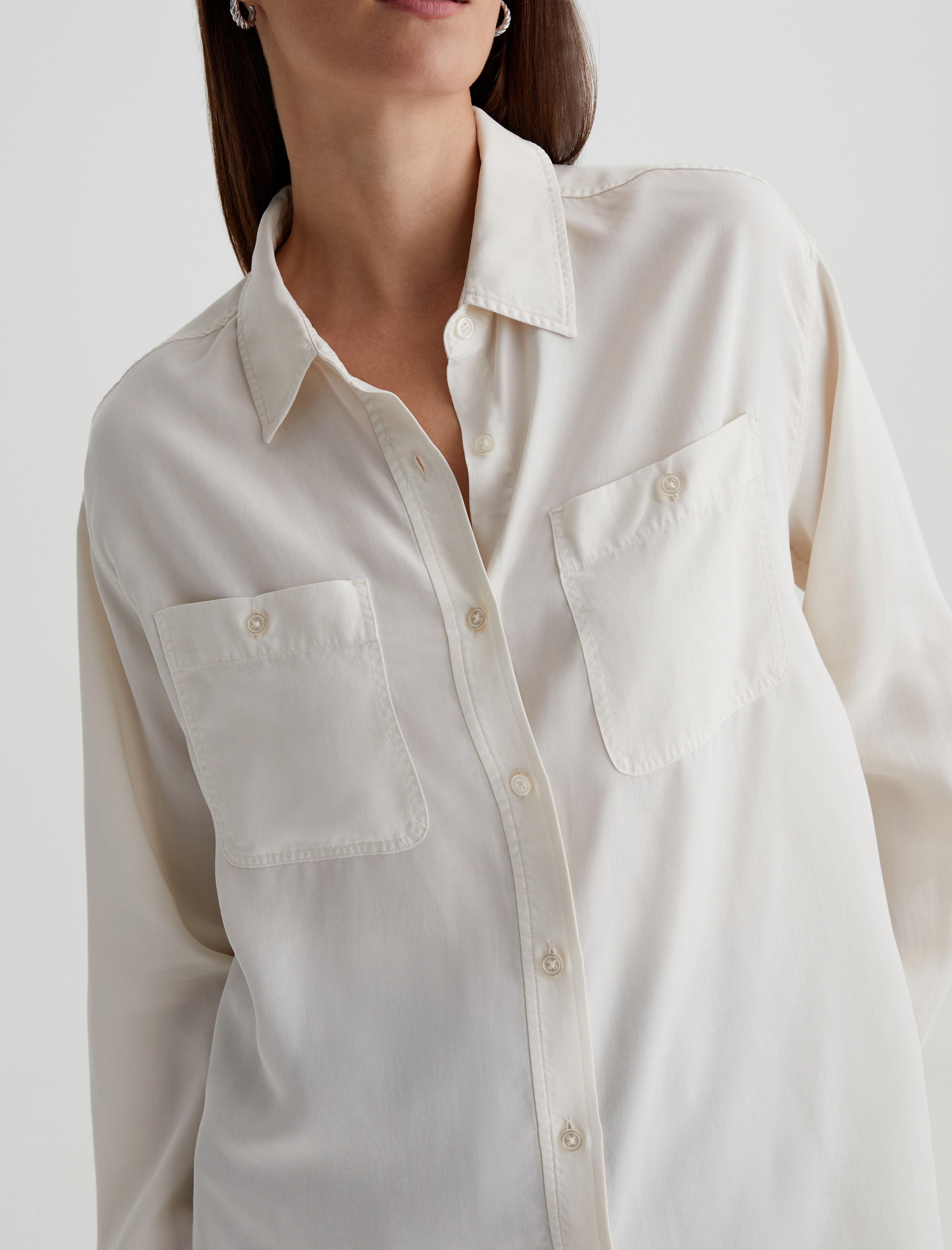 Leny Powder Relaxed Shirt Women Top Photo 2