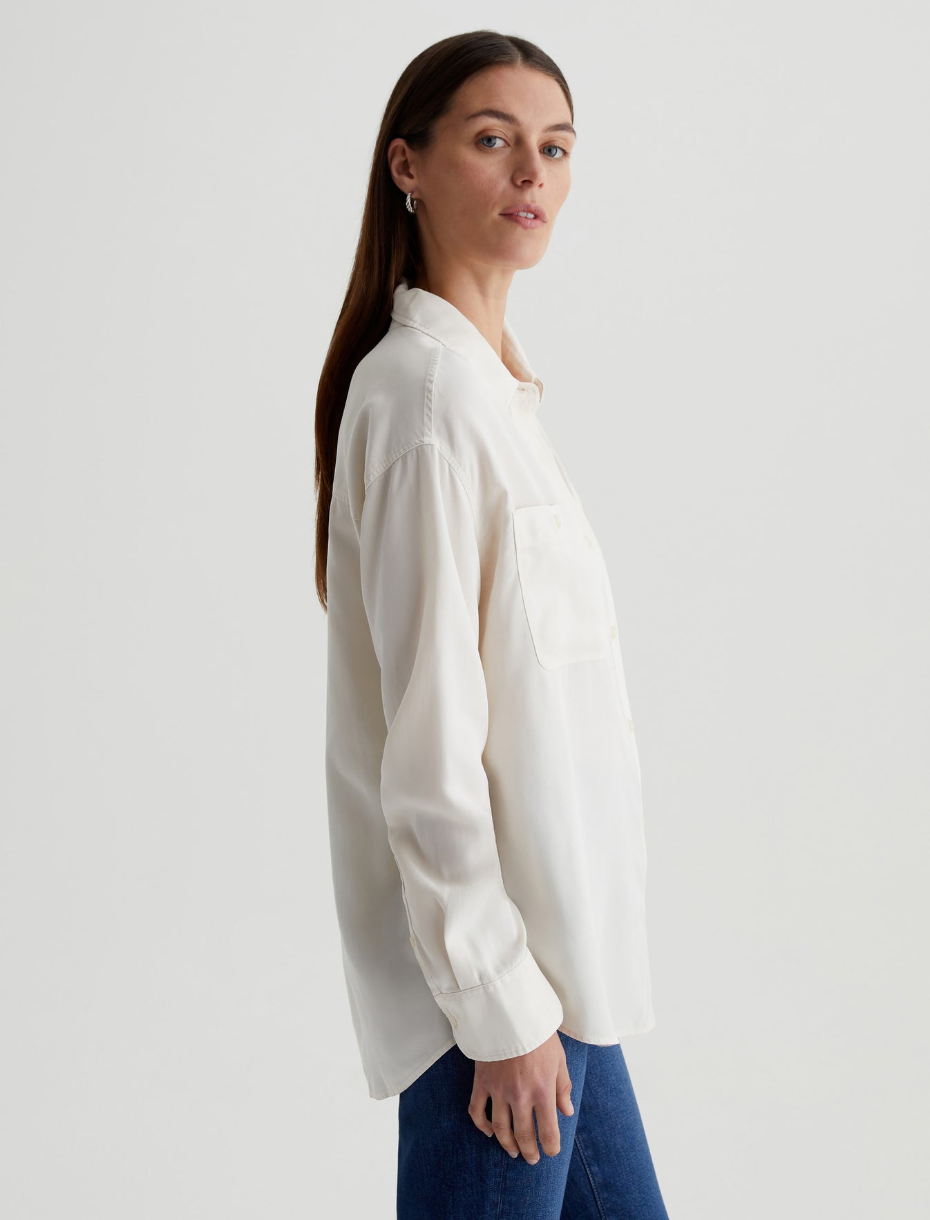 Leny Powder Relaxed Shirt Women Top Photo 3