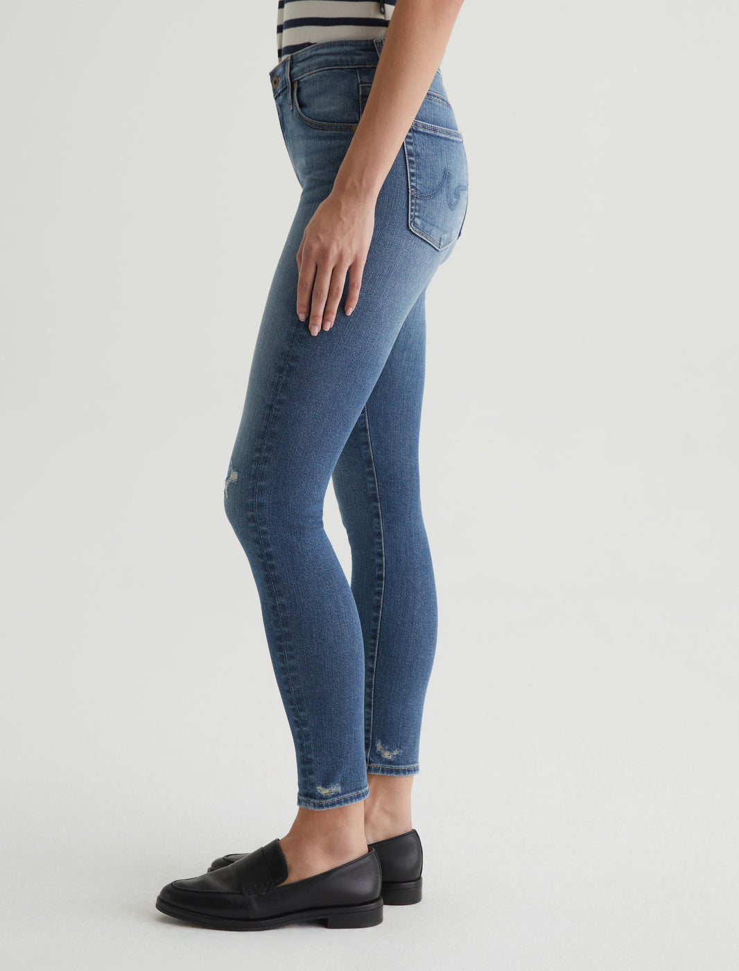 Lucky Brand Ava Raw Hem Super Skinny Jeans