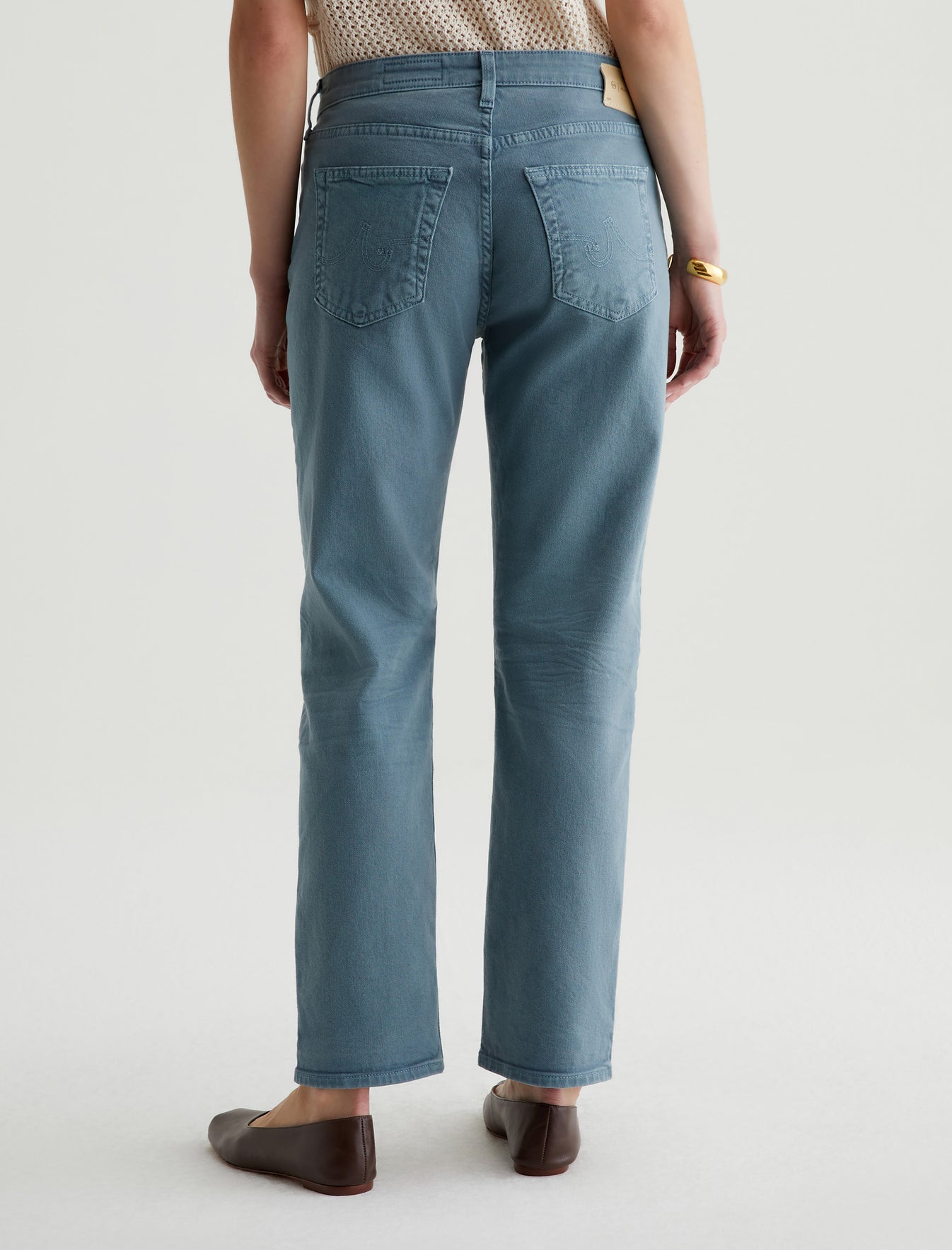 Ex-Boyfriend Slim 1 Year Sulfur  Blue Tranquil AG-ed™ Slouchy Slim Fit AG Cloud Soft Denim™ Women Bottom Photo 7