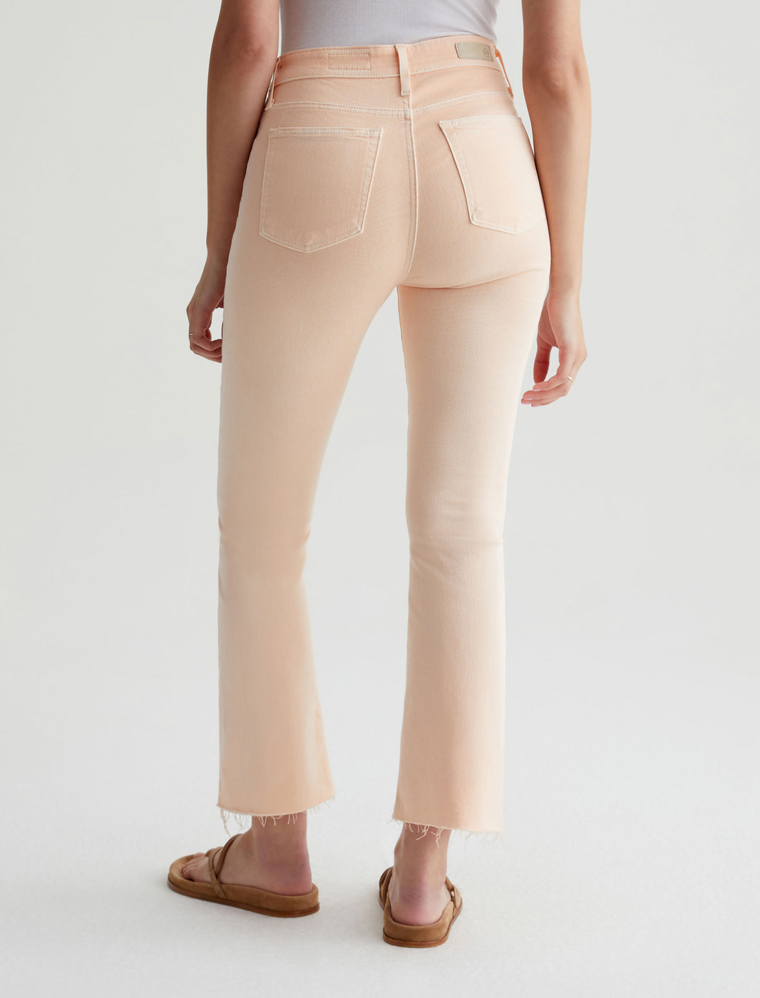 9 demi-boot crop jean in white … curated on LTK