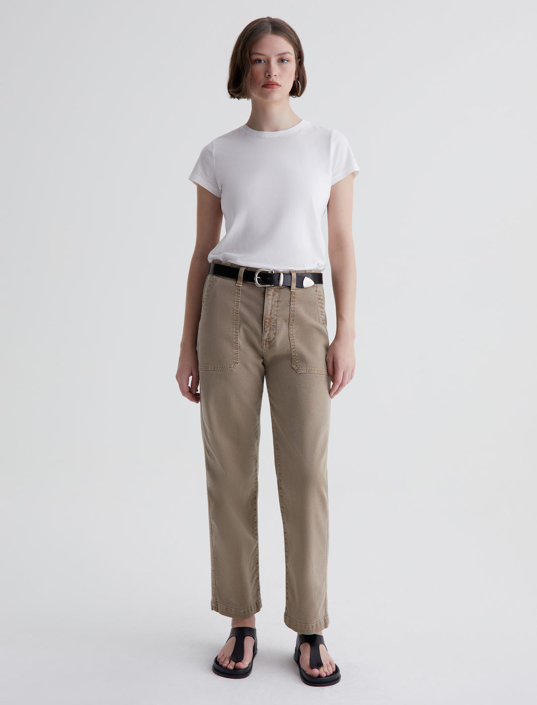Women Jules Stone Khaki at AG Jeans Official Store