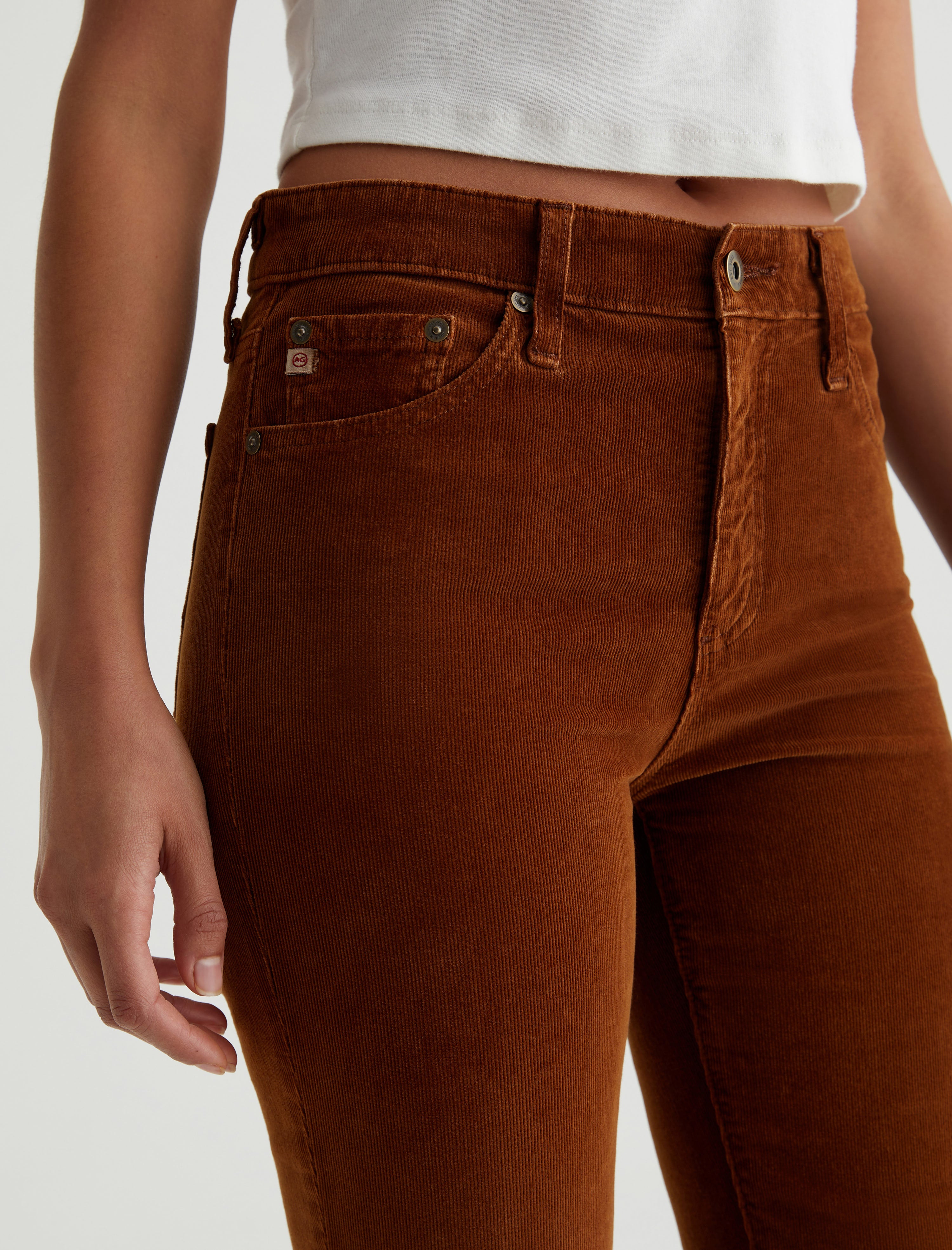 Womens Mari 1 Year Sulfur Caramel at AG Jeans Official Store