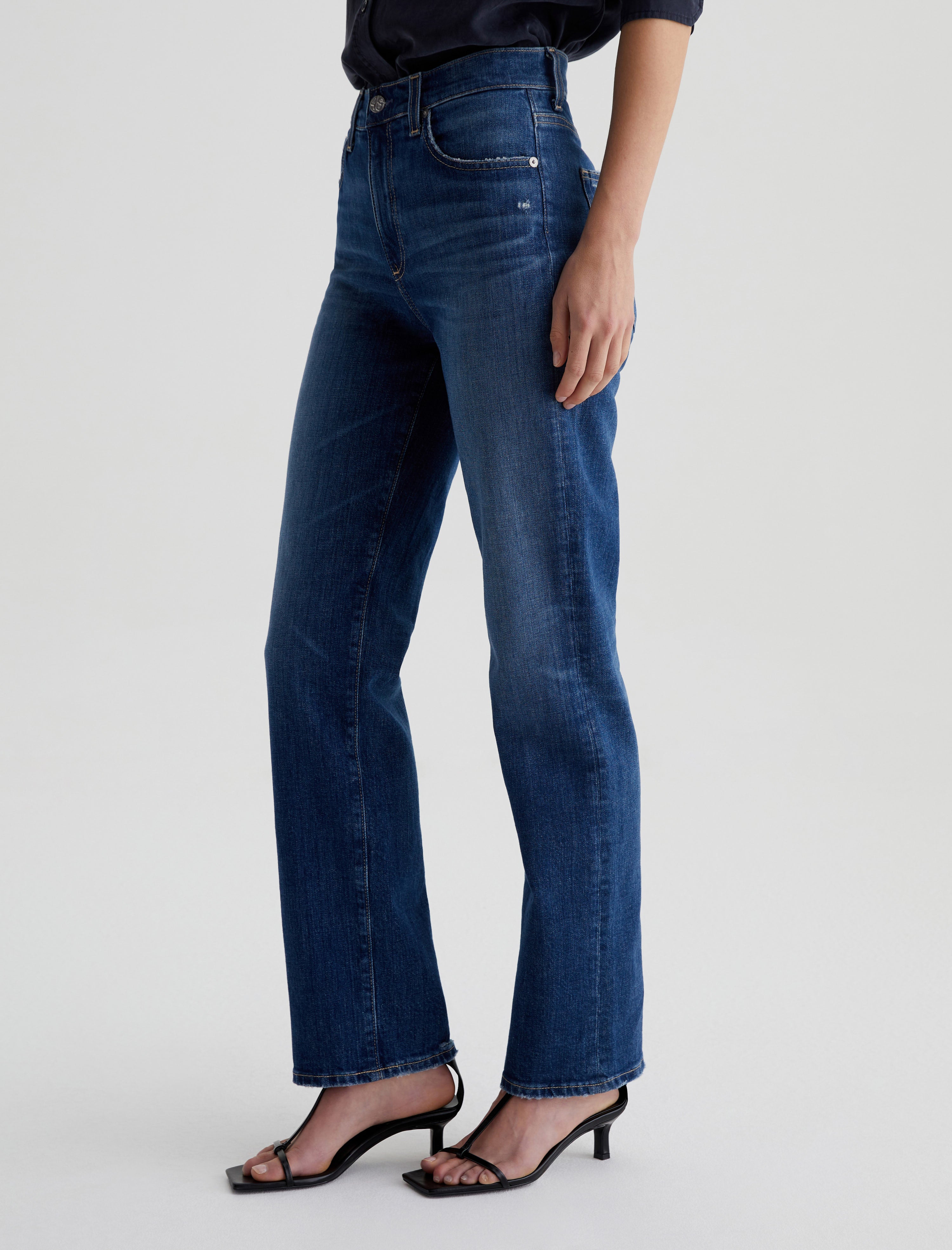 Brinley 11 Years Memory AG-ed ™ Mid-Rise Straight Denim Women Bottom Photo 5